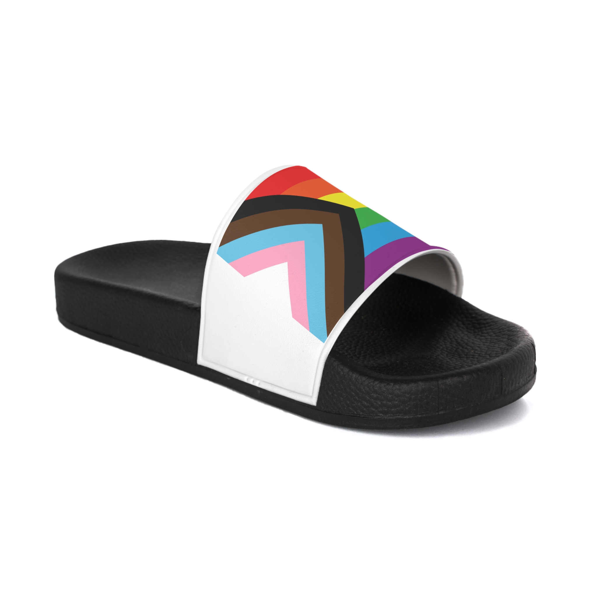 Lgbt Flag New Mens Slide Sandals - Image 2