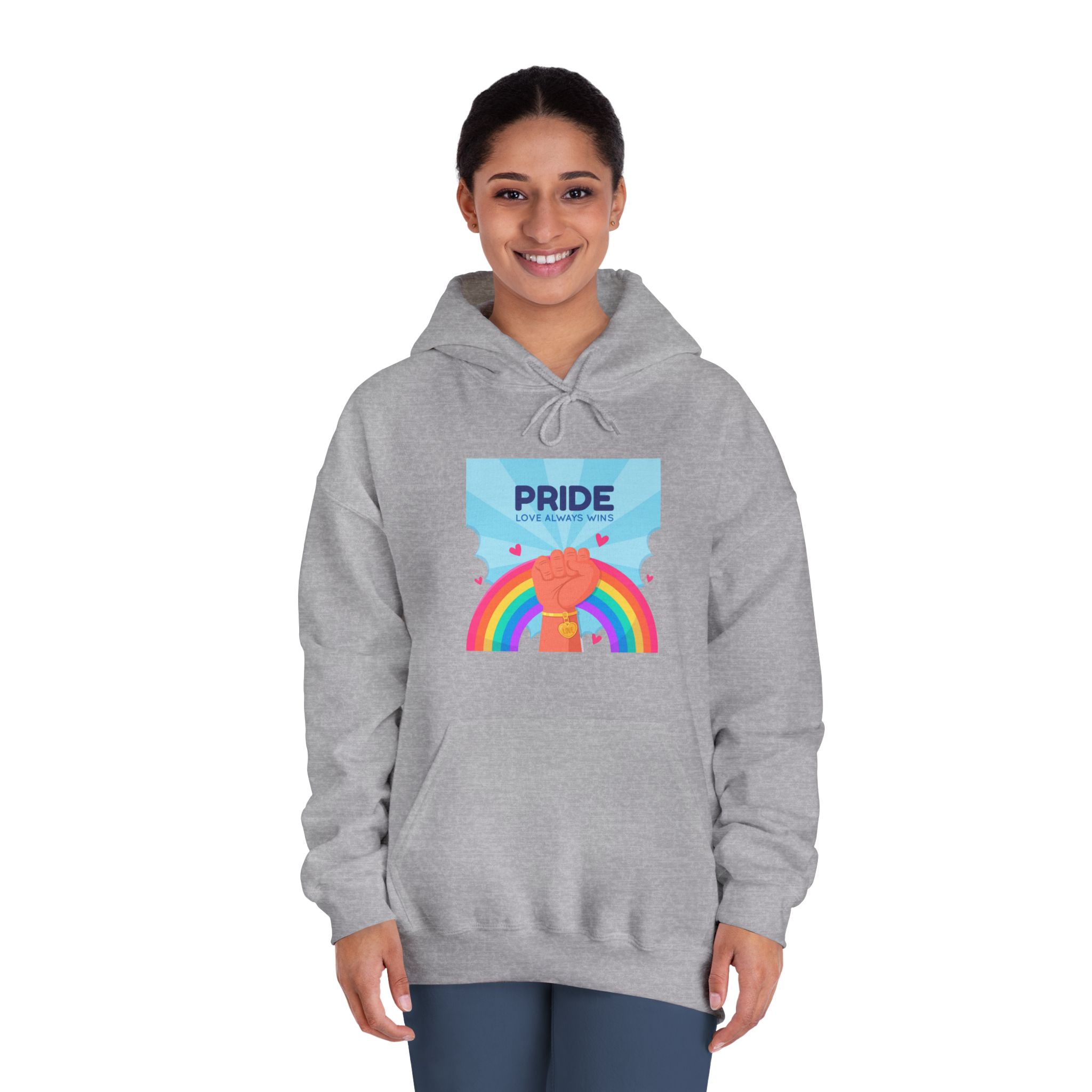 Pride Day Concept Unisex Dryblend Hooded Sweatshirt - Image 16
