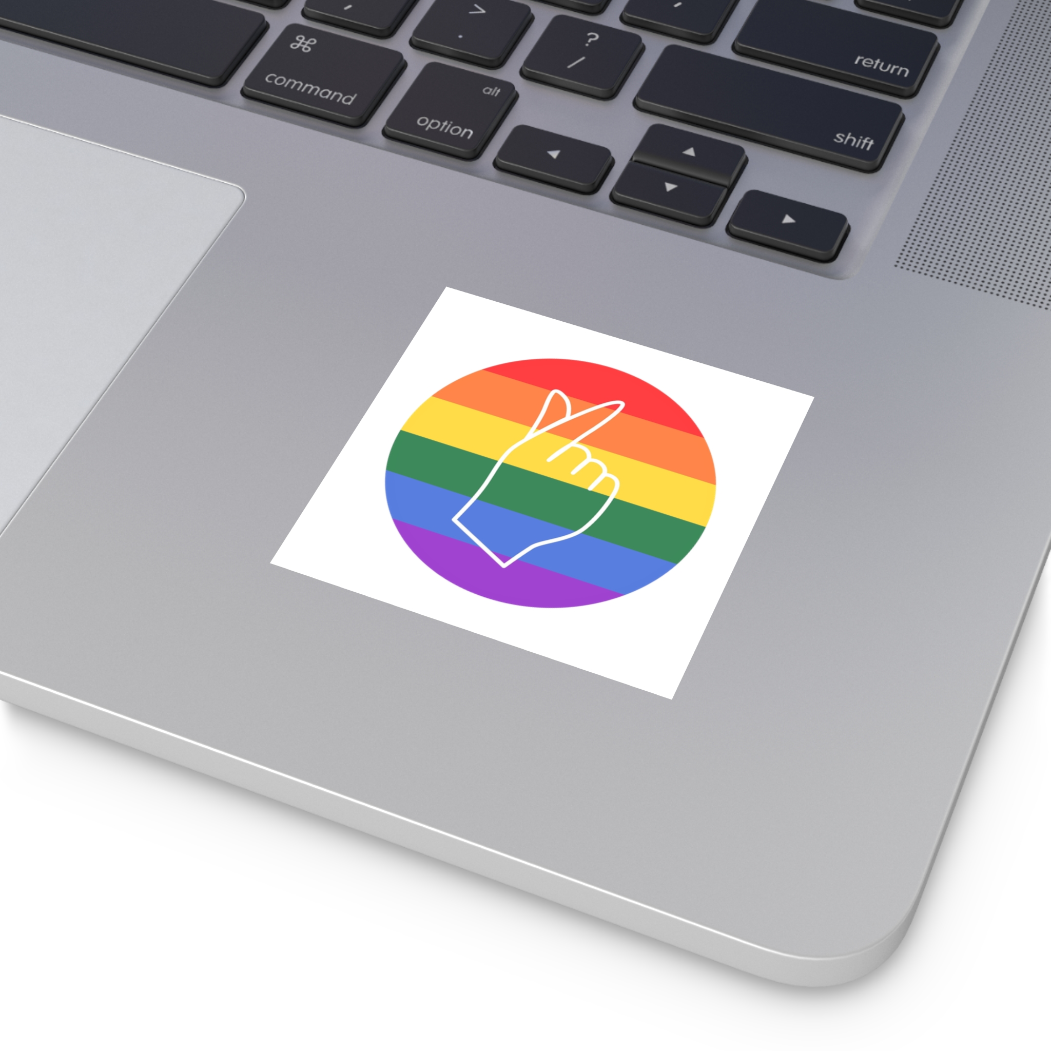 Lgbtq Diversity Rainbow Pride Concept Vector Isolated Illustration Laminate Stickers Square - Image 15
