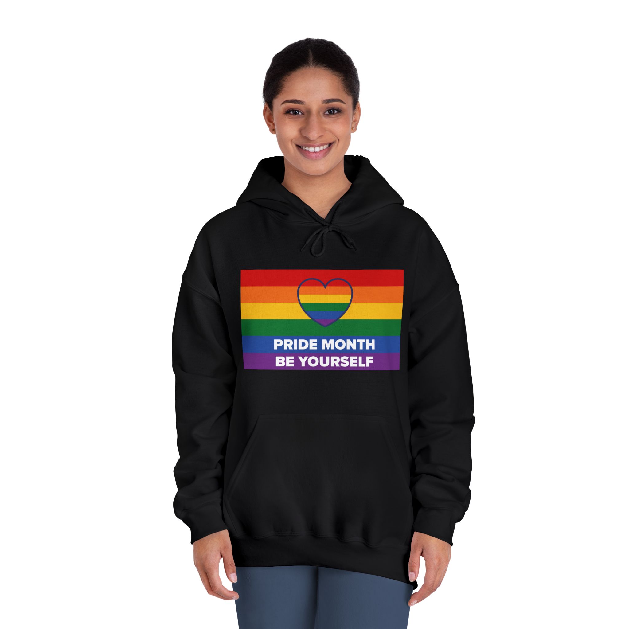 Lgbt Pride Month June Lesbian Gay Bisexual Transgender Lgbtq Flag Rainbow Vector3 Unisex Dryblend Hooded Sweatshirt - Image 12