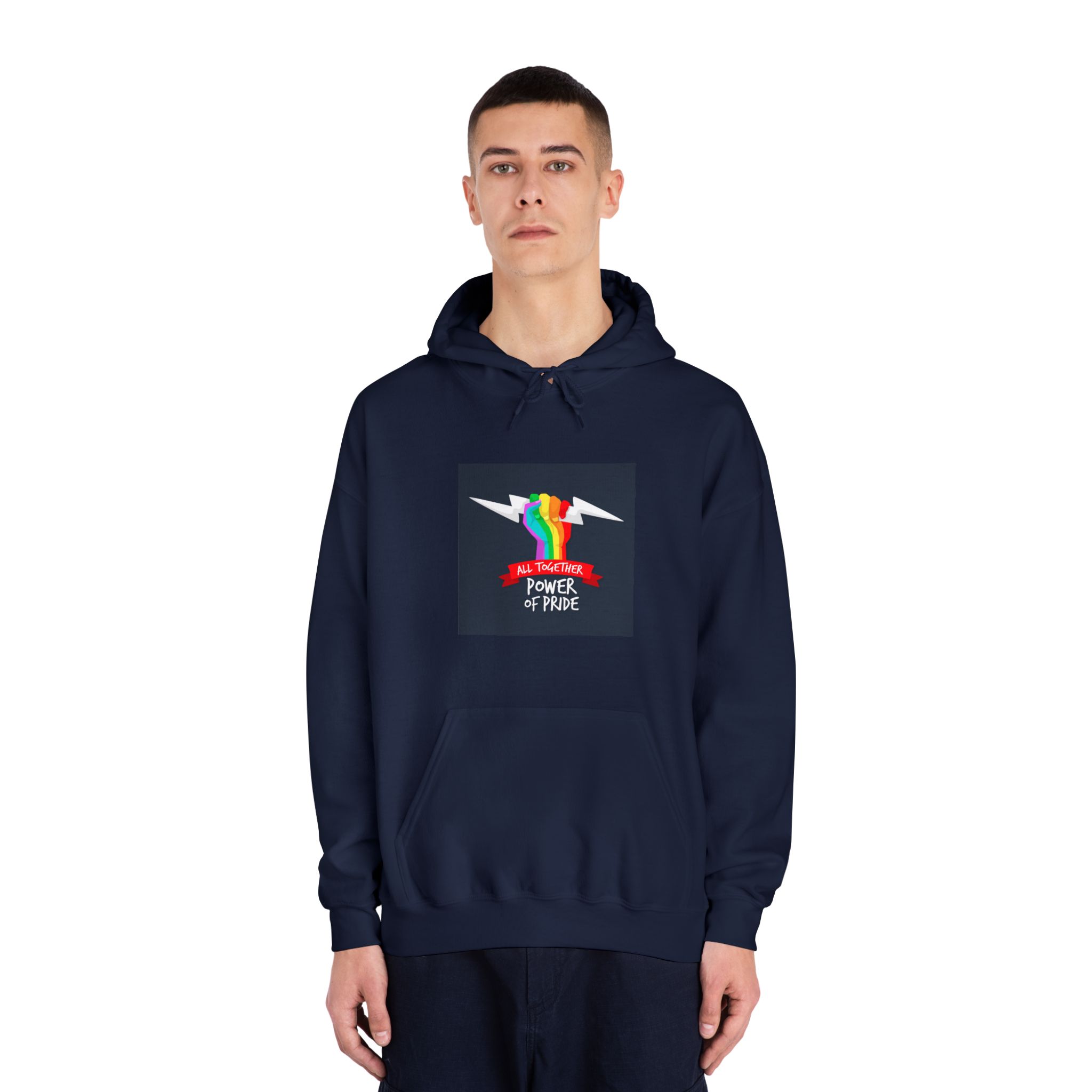 Pride Day Event Theme Unisex Dryblend Hooded Sweatshirt - Image 31