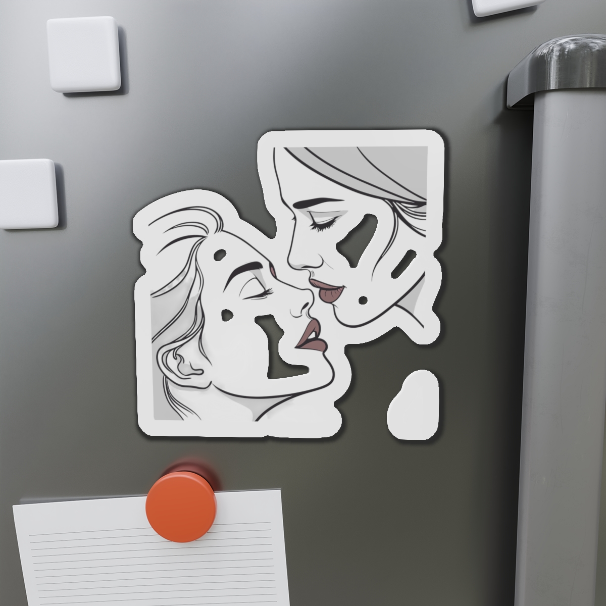 Perfect Lip Set Open Close Smooches Die Cut Magnets - Image 14