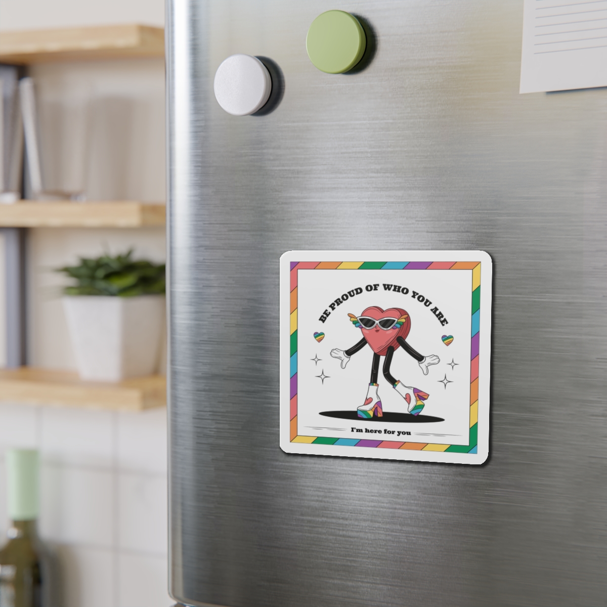 Hand Drawn Illustration Pride Month Celebration(1) Die Cut Magnets - Image 9