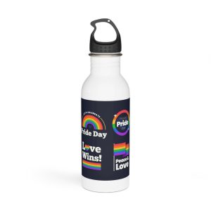 Flat Pride Day Badge Collection 2 Stainless Steel Water Bottle