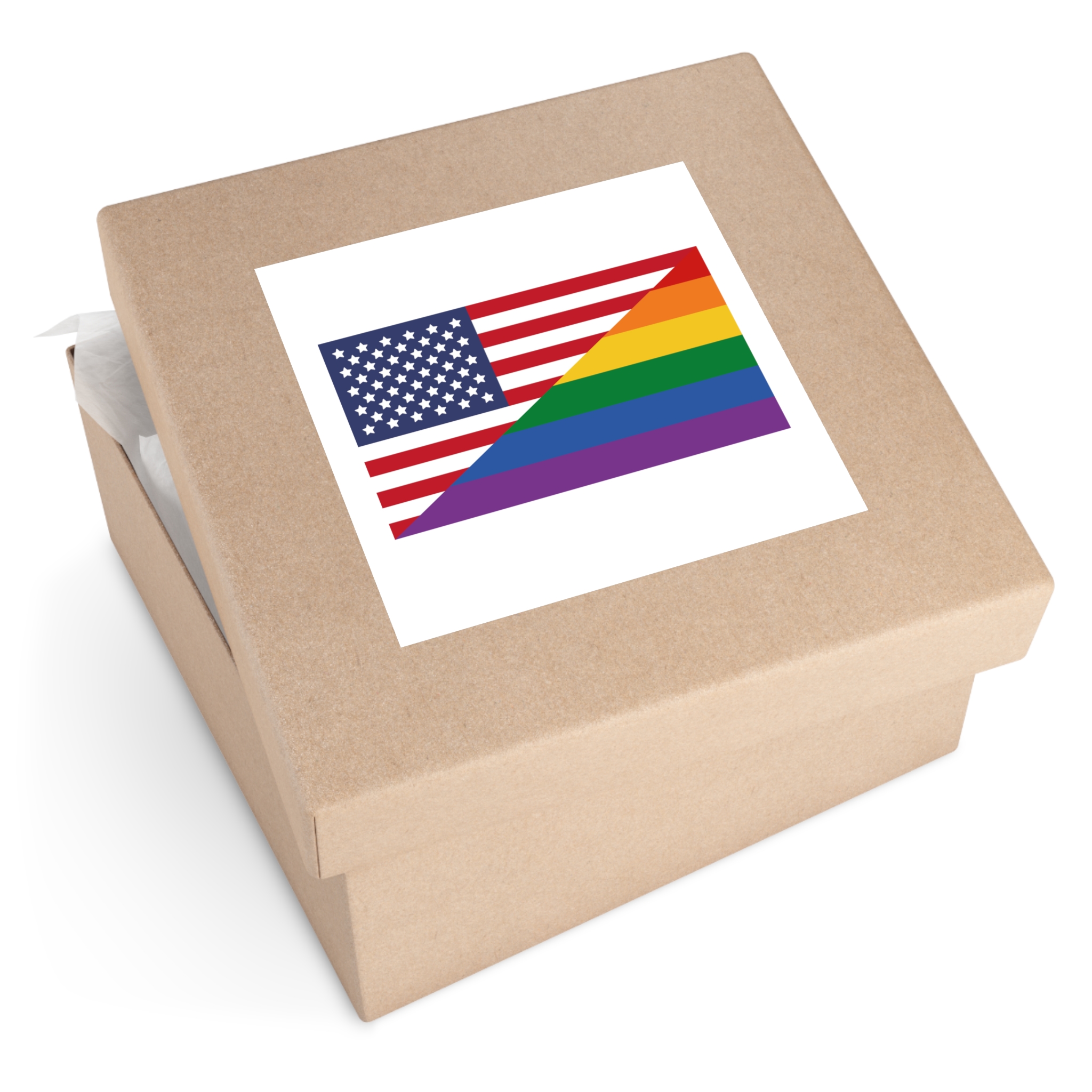Lgbt Pride Month June Lesbian Gay Bisexual Transgender Lgbtq Flag Rainbow Vector(2) (1) Laminate Stickers Square - Image 51