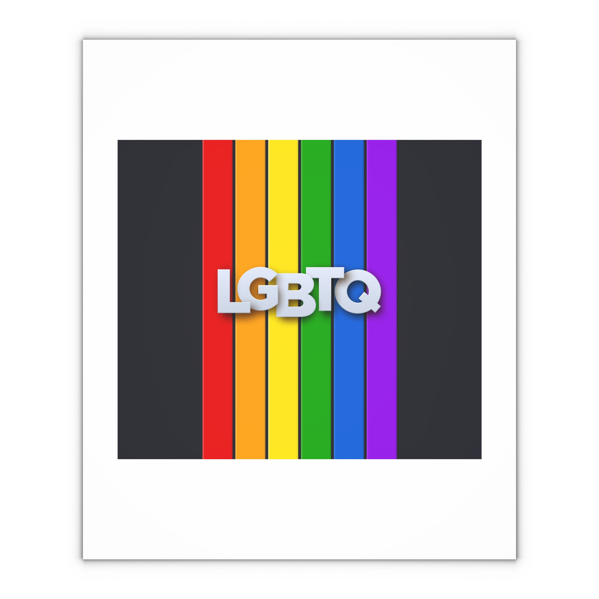Lgbtq Paper Sign Rainbow Flag Gift Wrapping Paper Sheets 1pc - Image 4