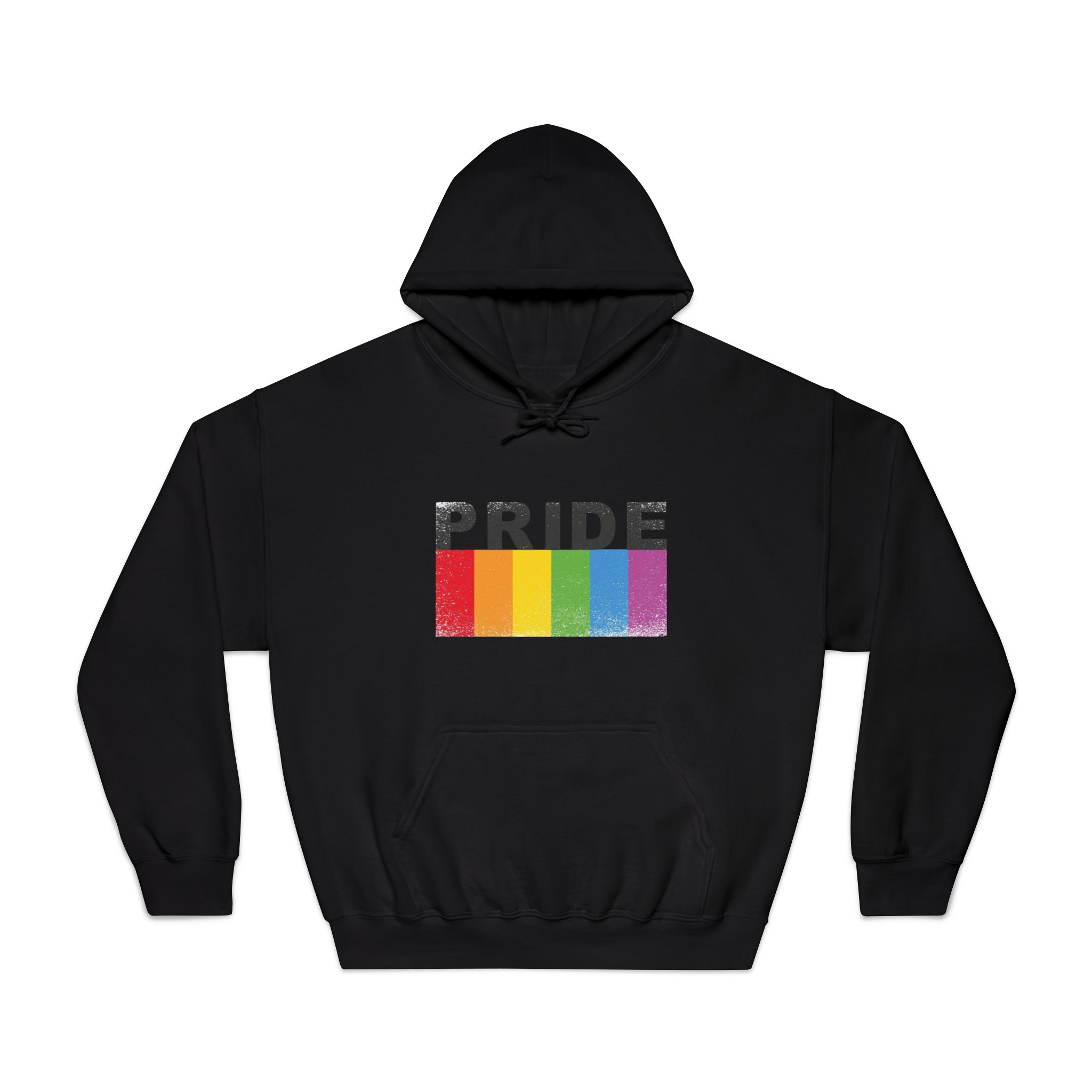Pride Banner Unisex Dryblend Hooded Sweatshirt - Image 9