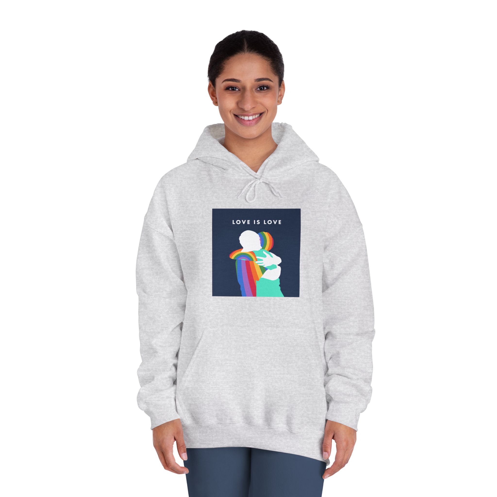 Pride Month 04 Unisex Dryblend Hooded Sweatshirt - Image 8
