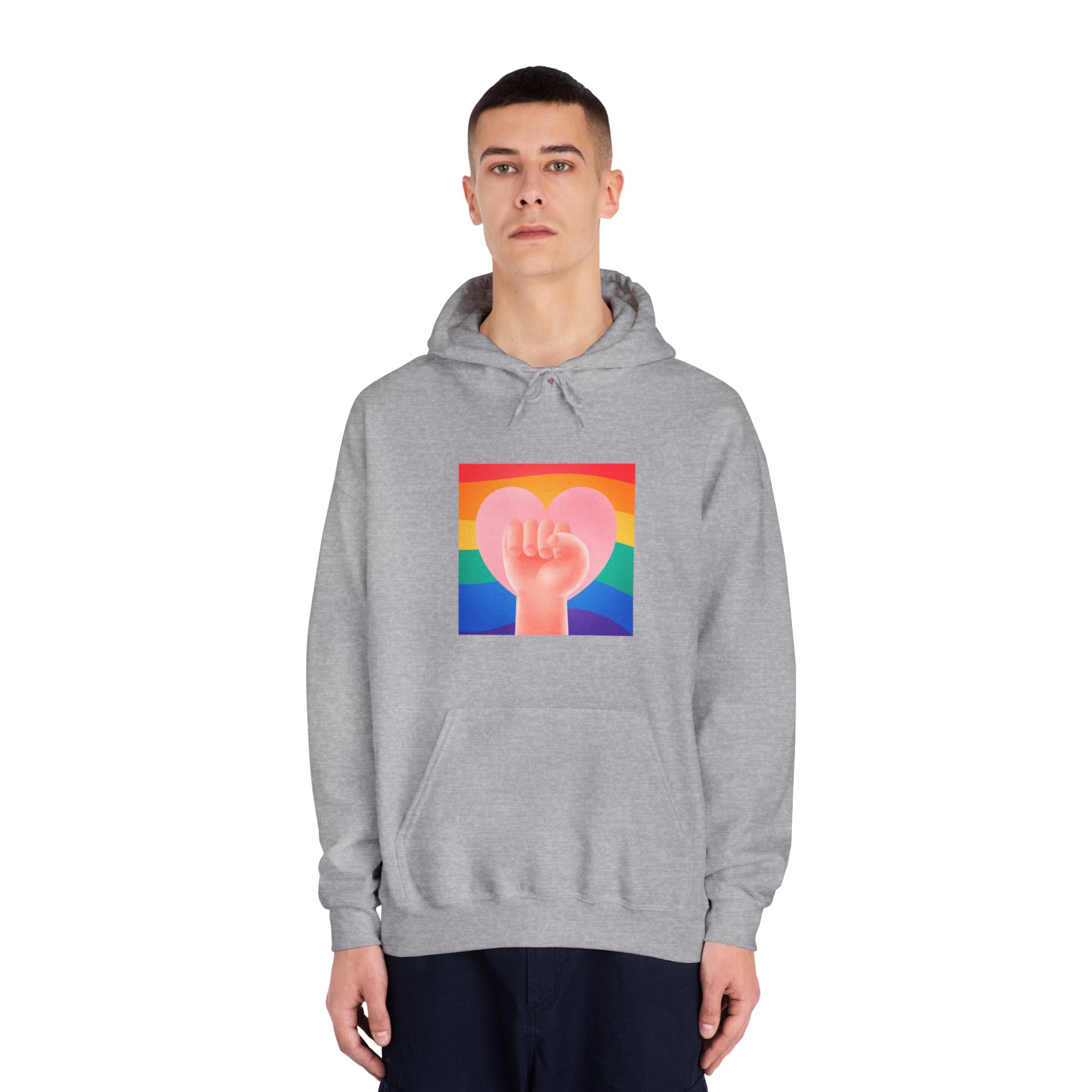 Pride Day Concept 2 Unisex Dryblend Hooded Sweatshirt - Image 15
