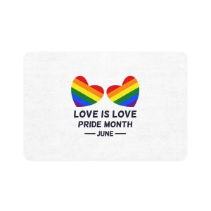 Lgbtq Pride Month June Every Year Rainbow Sign Pride Community Design Banner Poster Card Background Template Pet Food Mat 12x18