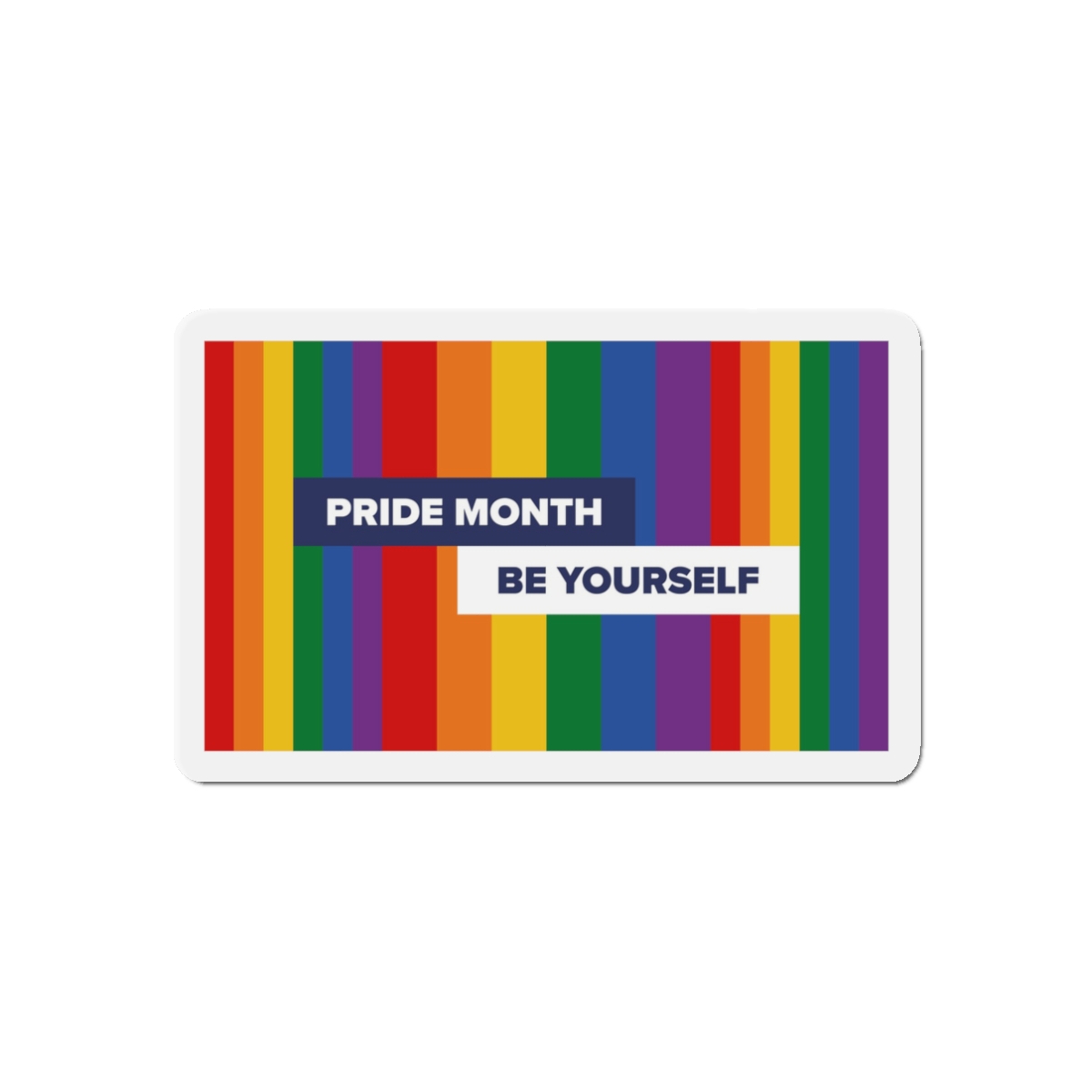 Lgbt Pride Month June Lesbian Gay Bisexual Transgender Lgbtq Flag Rainbow Vector2 Die Cut Magnets - Image 4