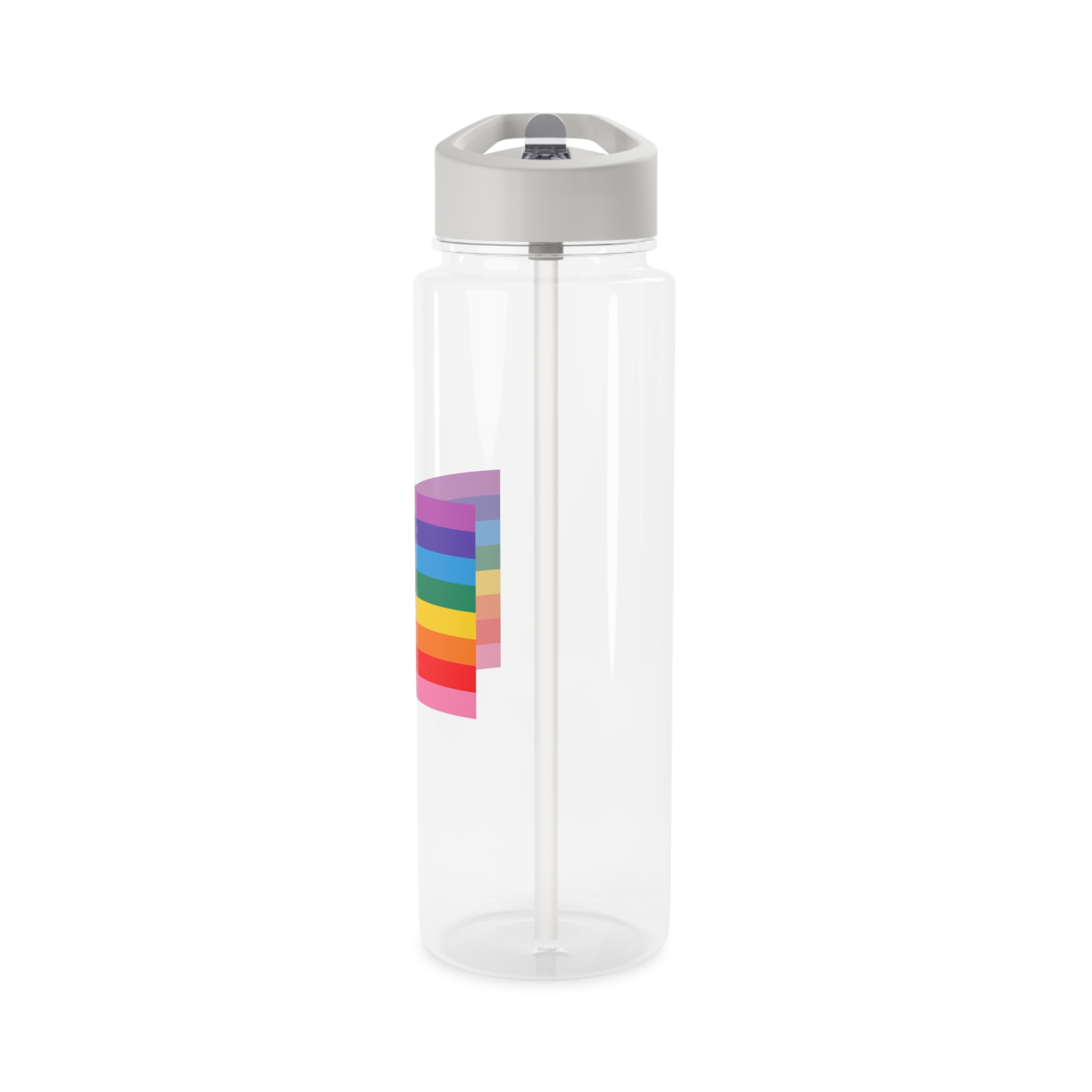 Pride Love Freedom Lgbtq Lgbt Heart Rainbow Love Wins Gay Lesbian Trans Homo Homosexual Colors Flag Diversity Parade Tritan Water Bottle - Image 7