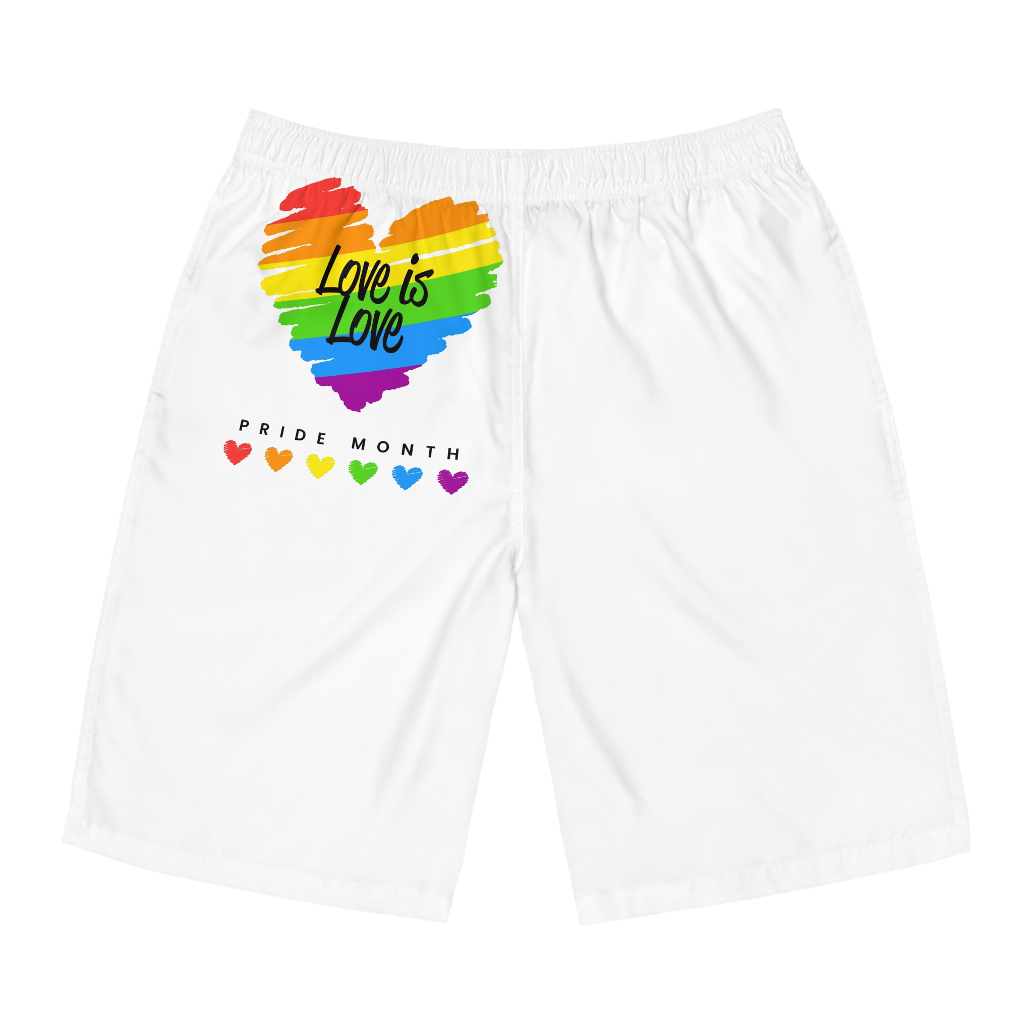 Beautiful Pride Day Flag Concept Mens Board Shorts Aop