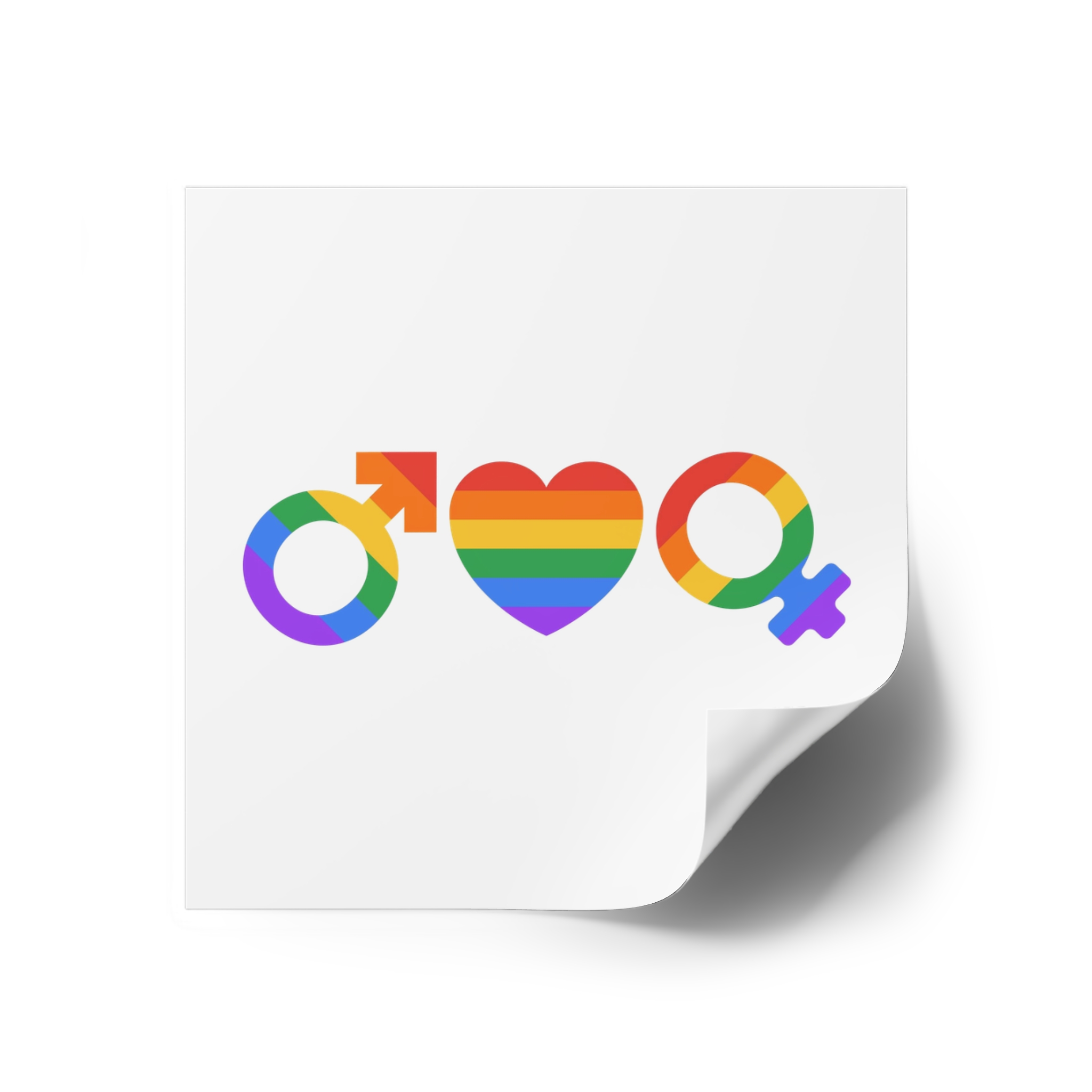 Lgbt Pride Month June Lesbian Gay Bisexual Transgender Lgbtq Flag Rainbow Vector(2) Laminate Stickers Square - Image 18