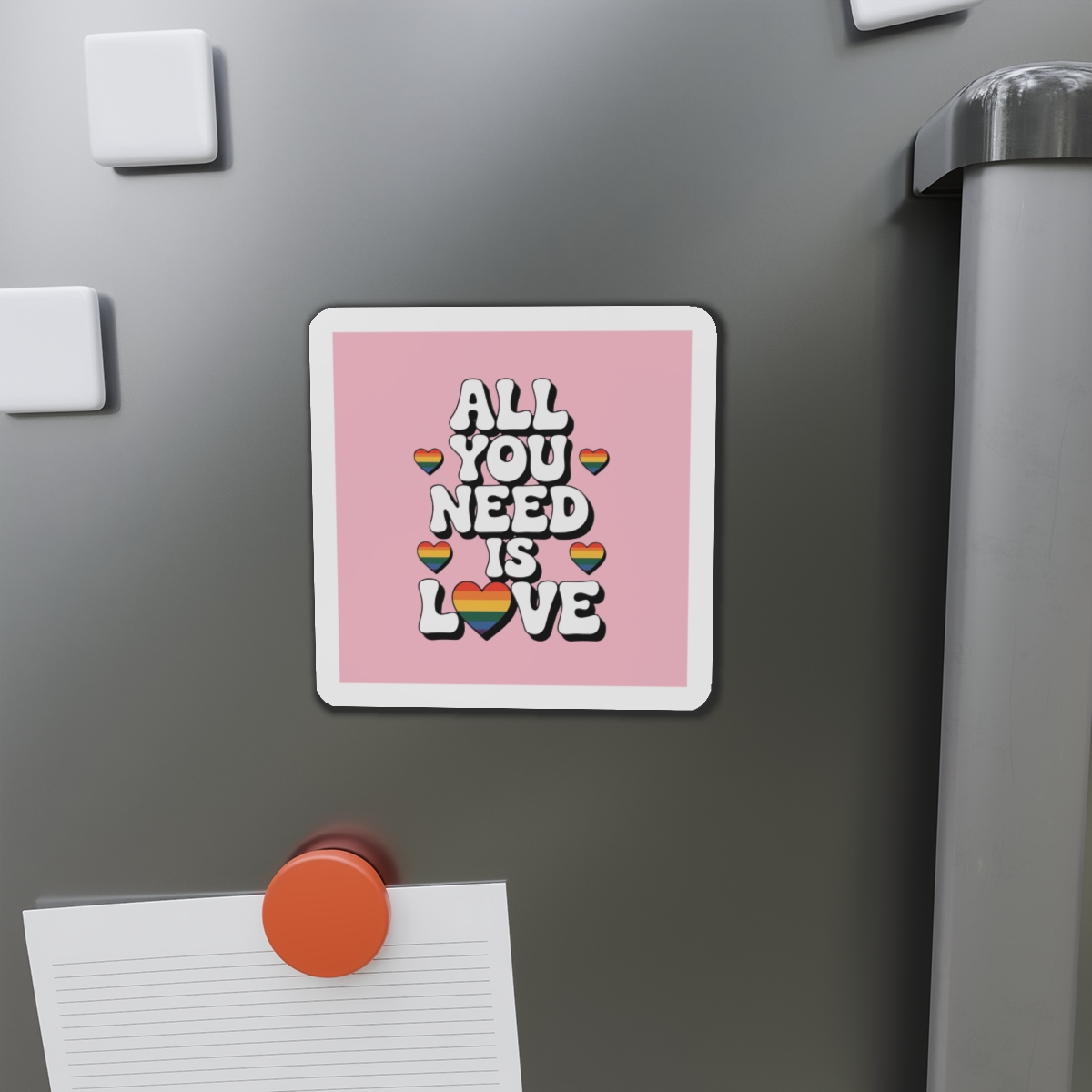 All You Need Is Love Pride Message Die Cut Magnets - Image 11