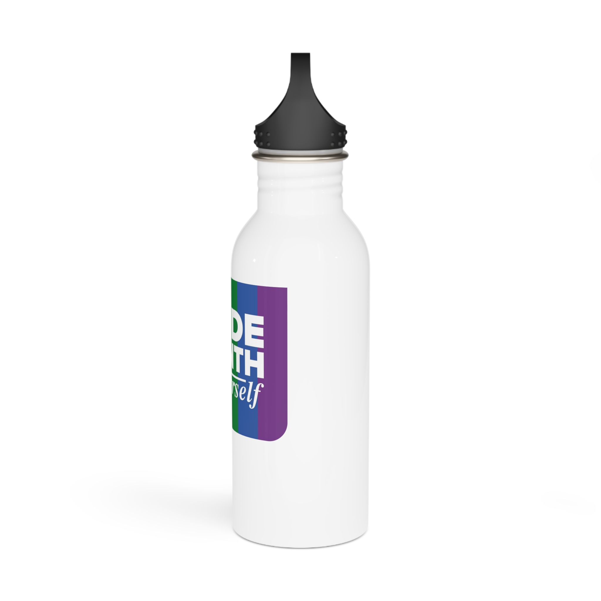 Lgbt Pride Month June Lgbt Flag Rainbow Flag Love Concept Vector Illustration Poster (1) Stainless Steel Water Bottle - Image 4