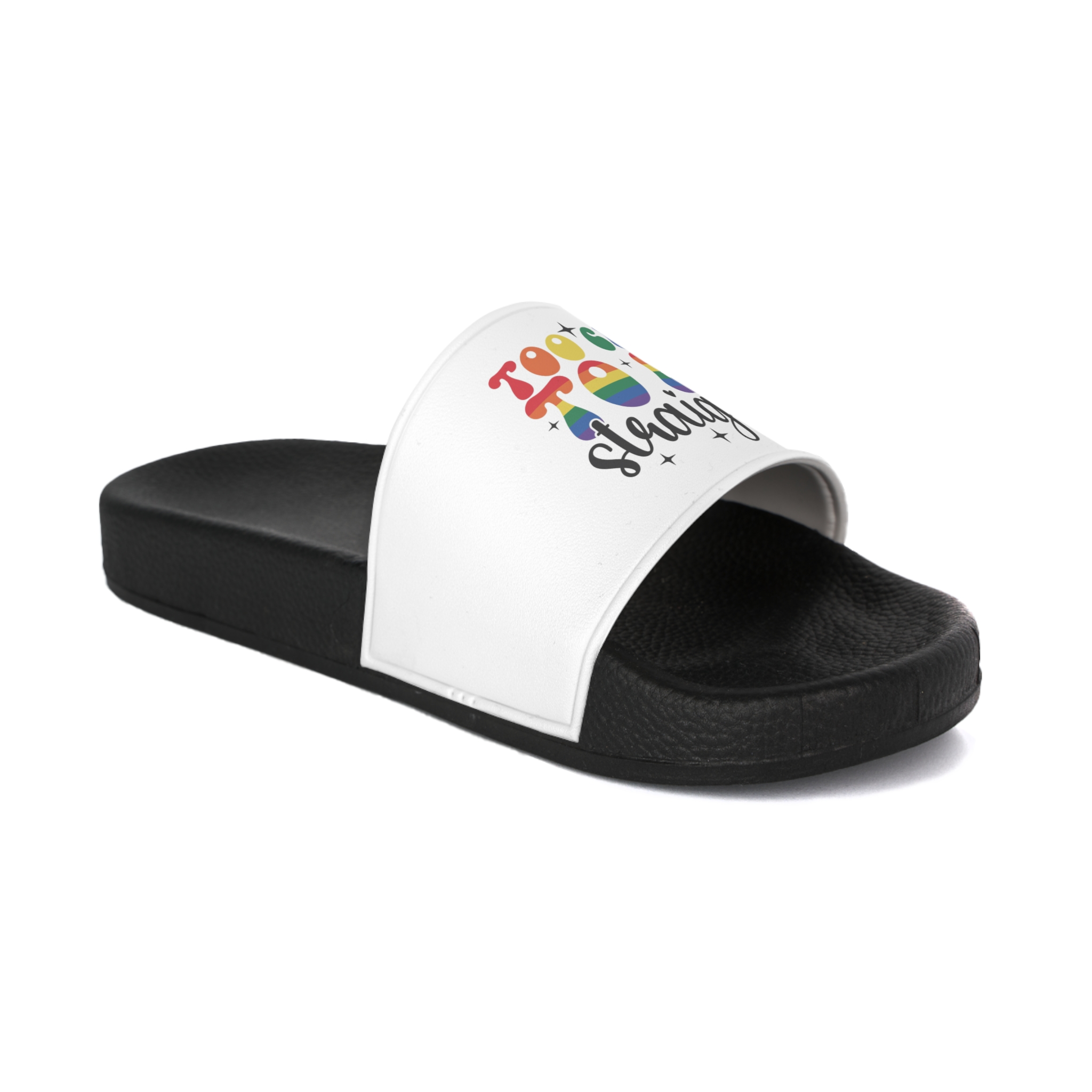 Lgbtq Pride Month Svg Design Bundle Mens Slide Sandals - Image 2