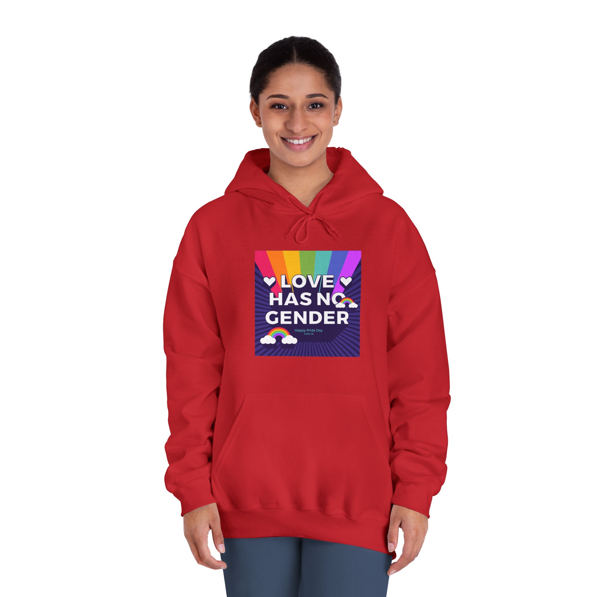 Pride Day Concept(3) Unisex Dryblend Hooded Sweatshirt - Image 36