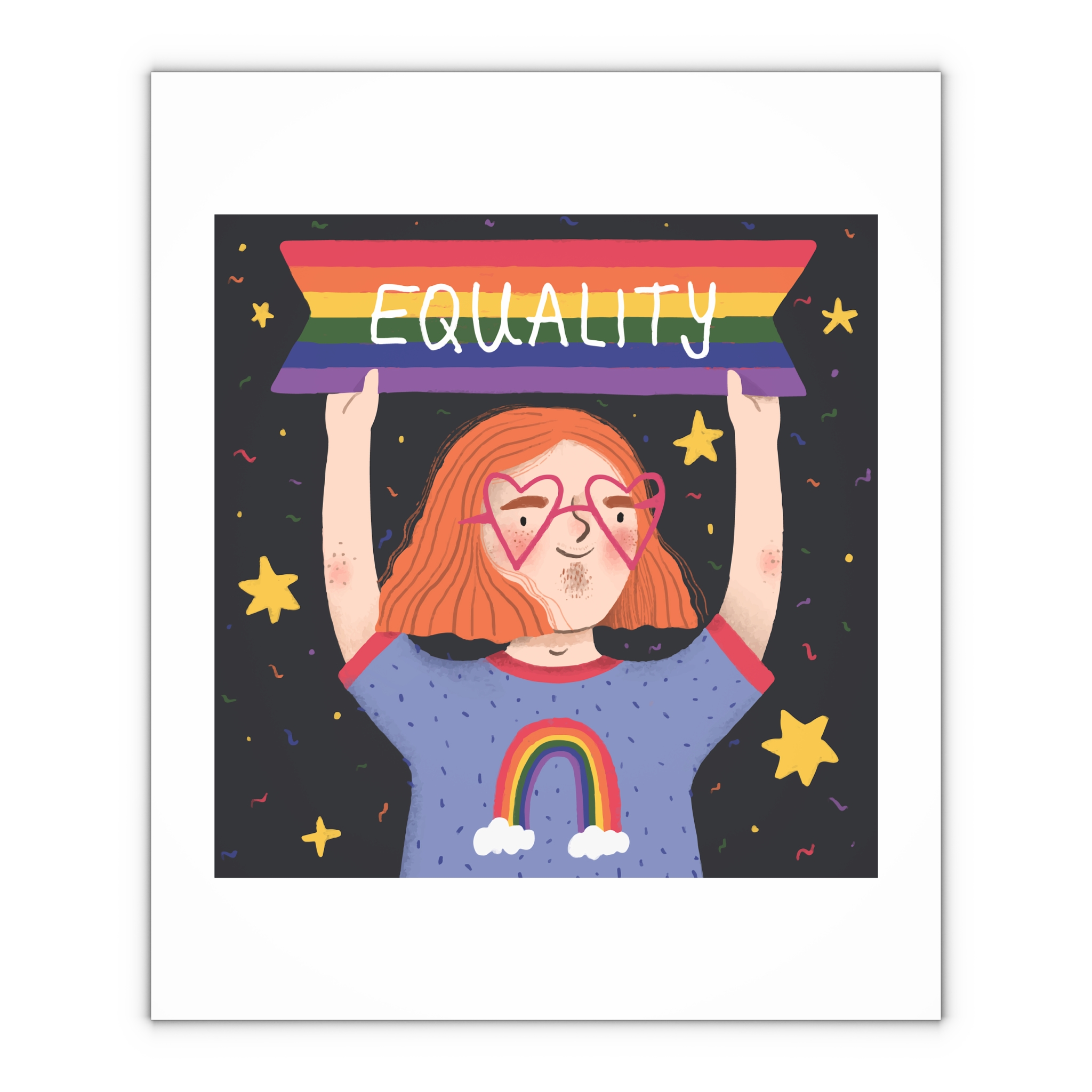 Pride Day Concept Equality Message Gift Wrapping Paper Sheets 1pc - Image 4