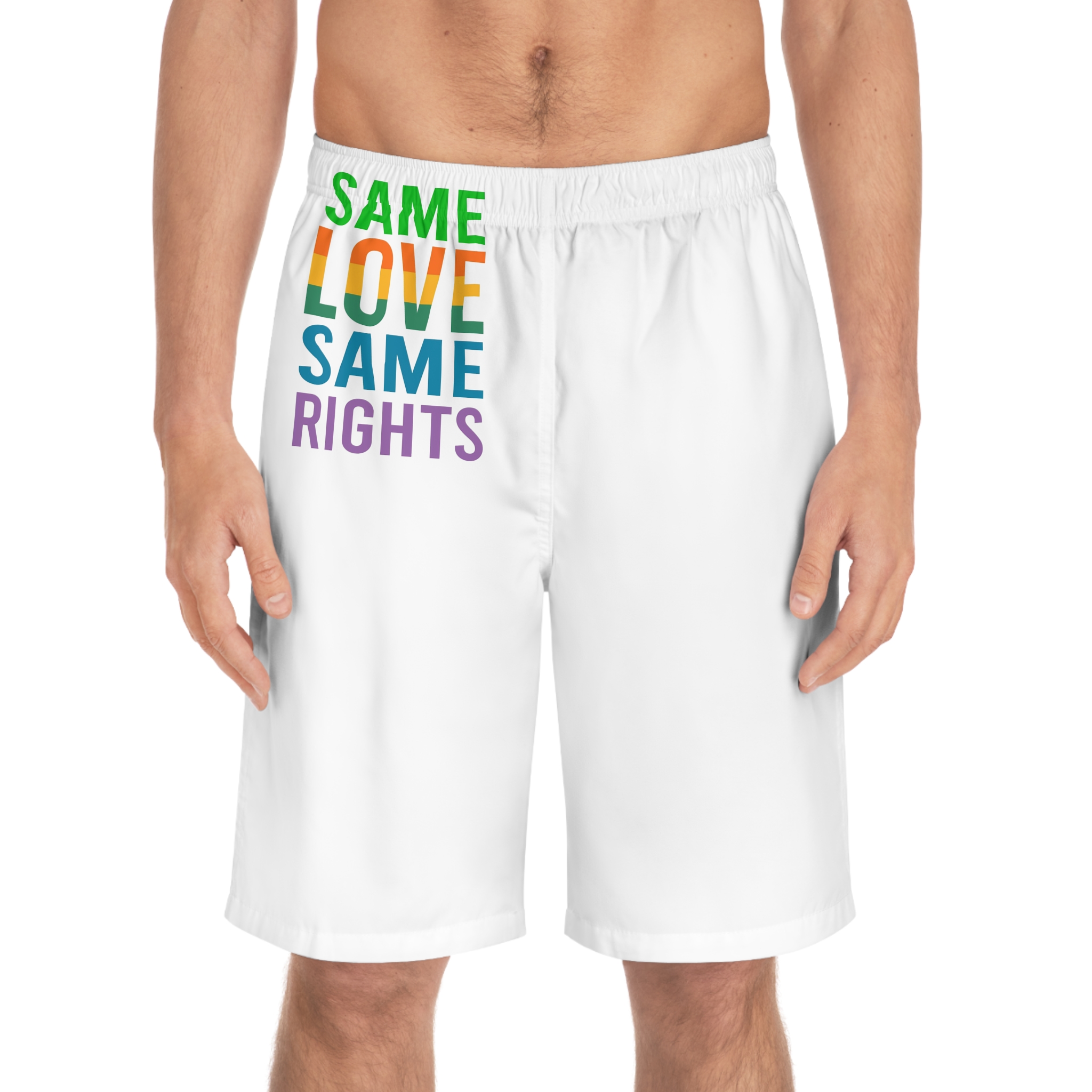 Typography T Shirt Design Collection Mens Board Shorts Aop - Image 3