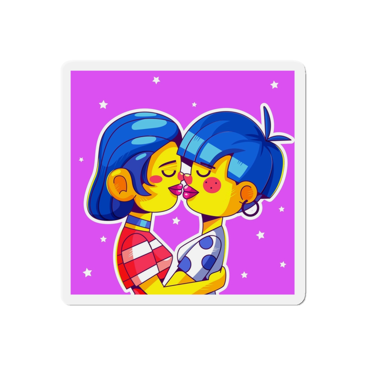 Lesbian Pride Design 4F4976 Die Cut Magnets - Image 7
