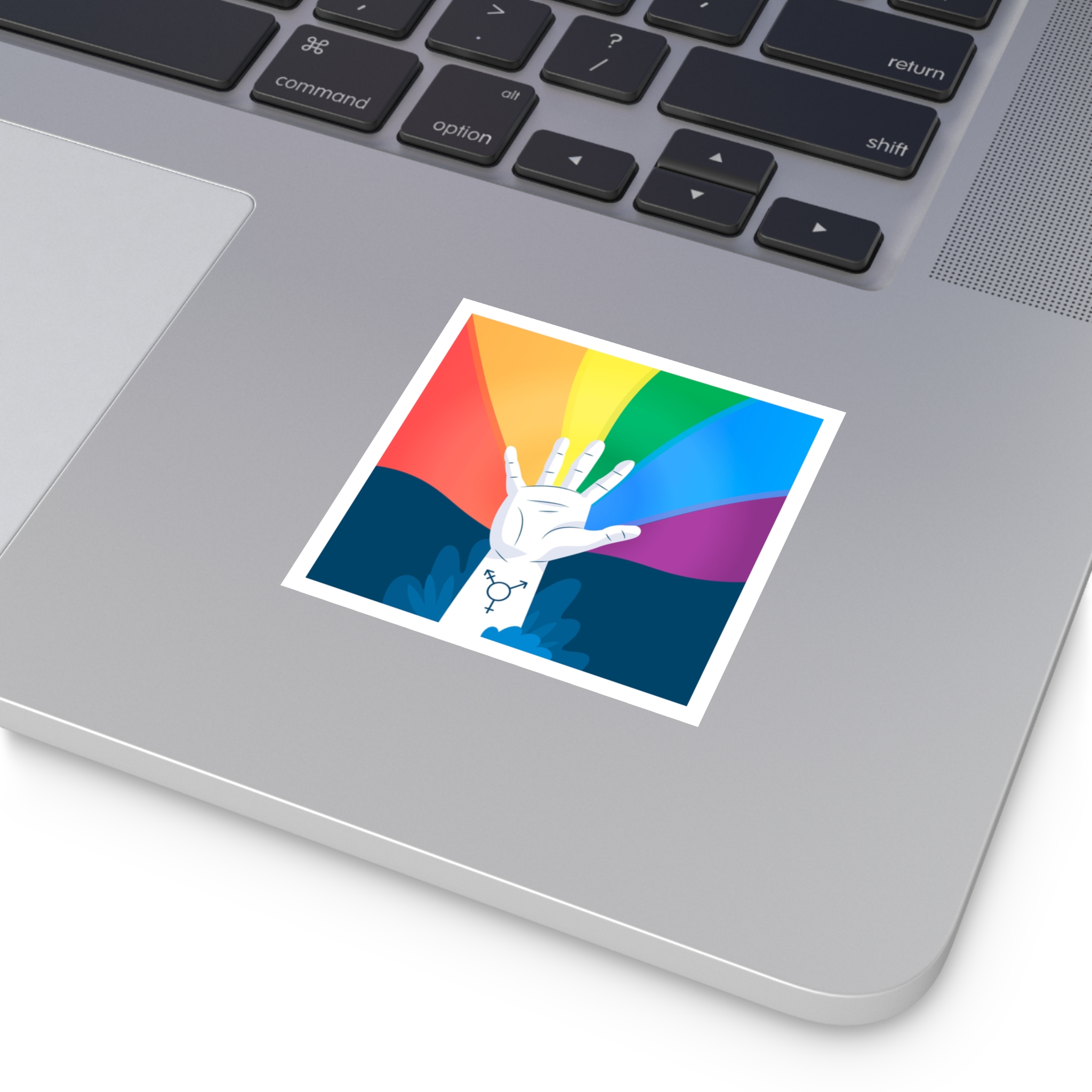 Pride Day Concept Laminate Stickers Square - Image 15
