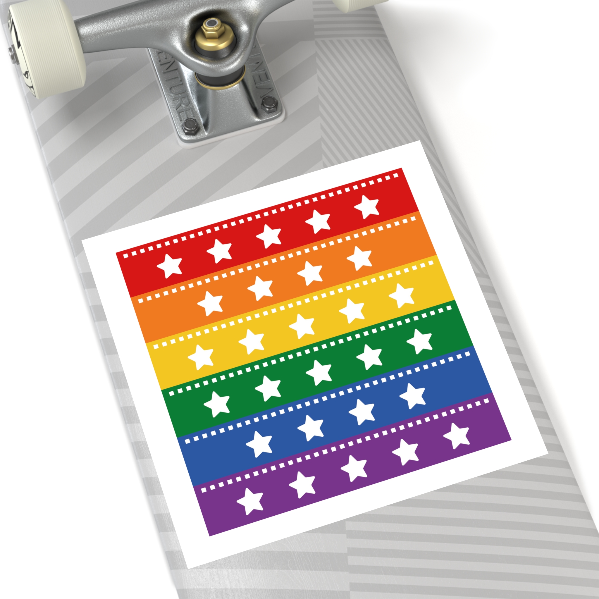 Lgbt Pride Month June Lesbian Gay Bisexual Transgender Lgbtq Flag Rainbow Vector(4) Laminate Stickers Square - Image 60