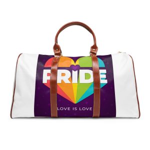 Colorful Pride Day Concept Waterproof Travel Bag