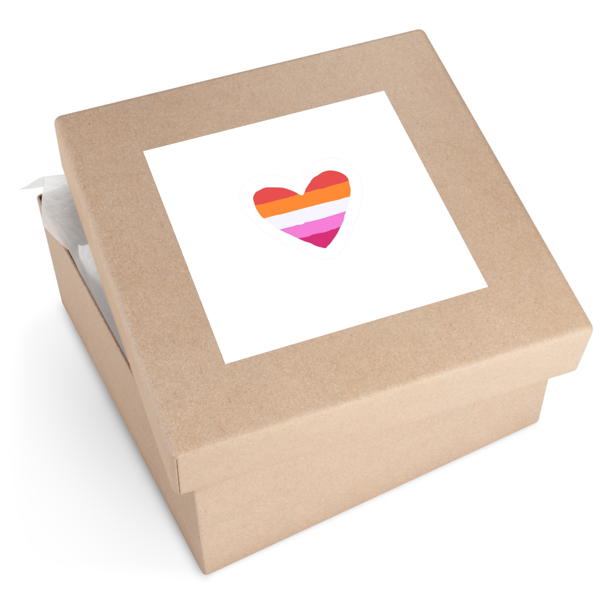 Lgbt Sticker Lgbtq Rainbow Lesbian Flag Heart Shape Acceptance Sexual Orientation Self Determination Homosexual Love Symbol Pride Month Flat Hand Drawn Isolated Vector Illustration Laminate Stickers... - Image 59