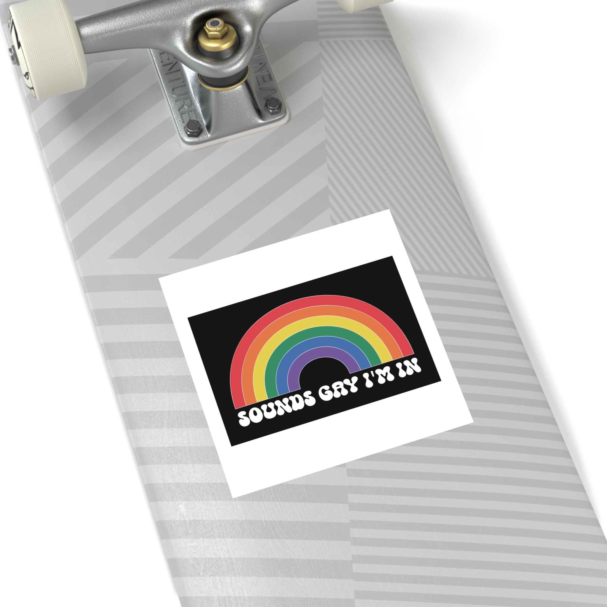 Pride Lgbtq Gay Typography Vector Tshirt Design(7) Laminate Stickers Square - Image 36