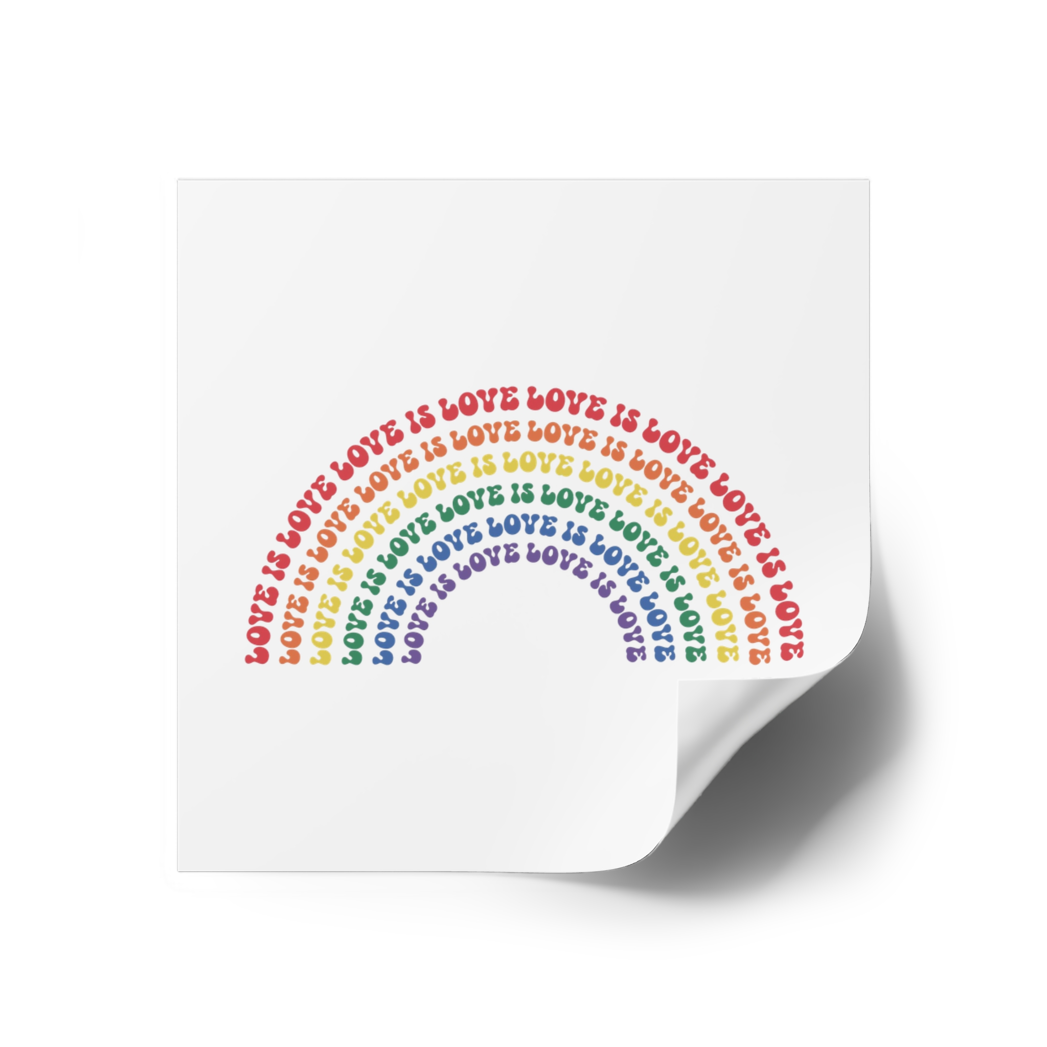 Pride Lgbtq Gay Typography Vector Tshirt Design(1) Laminate Stickers Square - Image 18