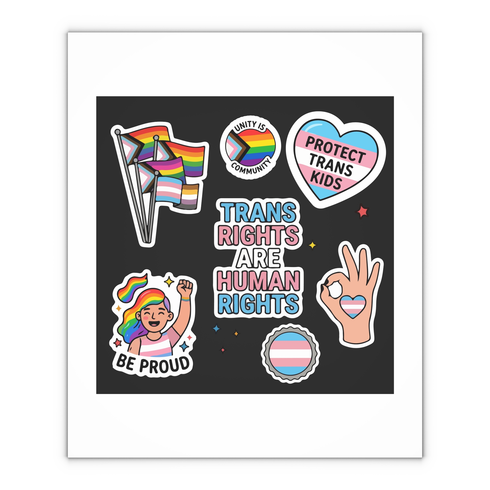 Lesbian Pride Design 33FA21 Gift Wrapping Paper Sheets 1pc - Image 4