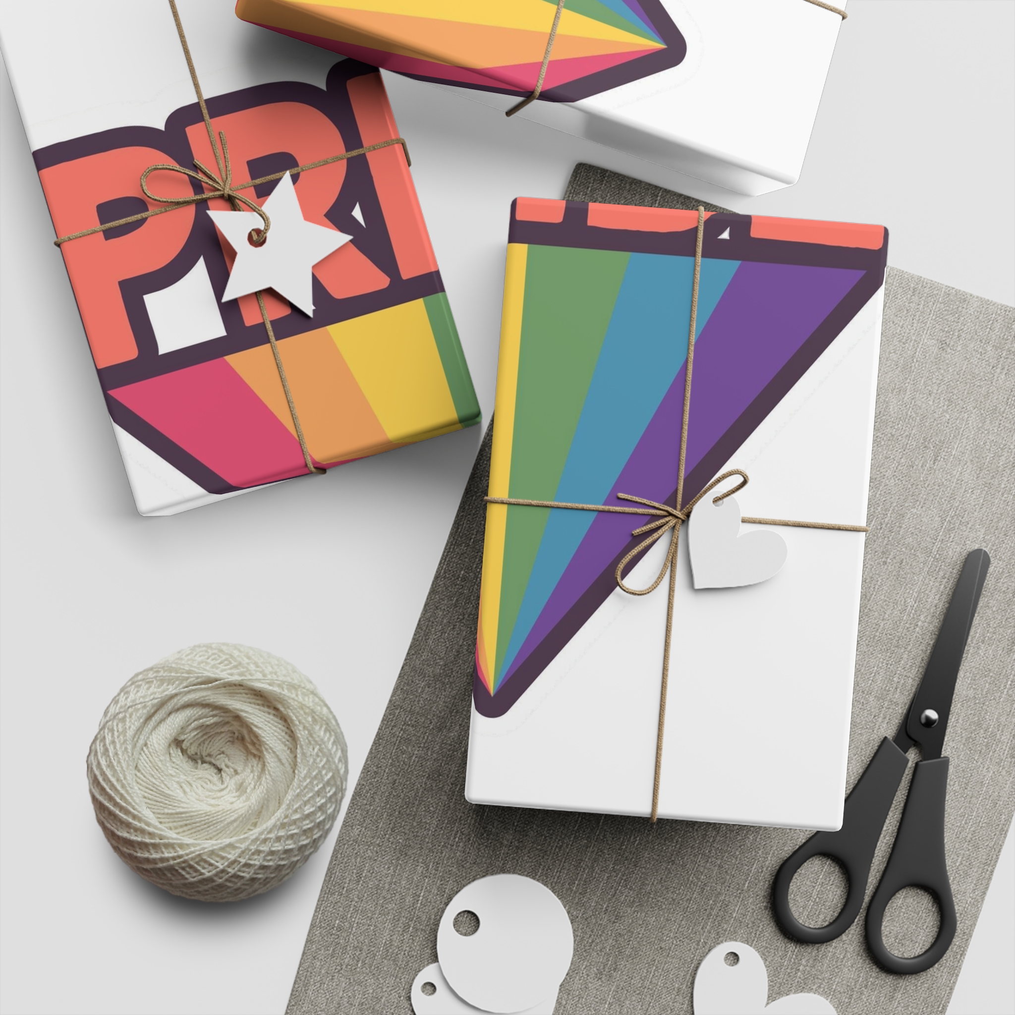 Pride With Rainbow(1) Gift Wrapping Paper Sheets 1pc - Image 2
