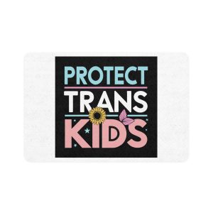 Protect Trans Kids Pet Food Mat 12x18