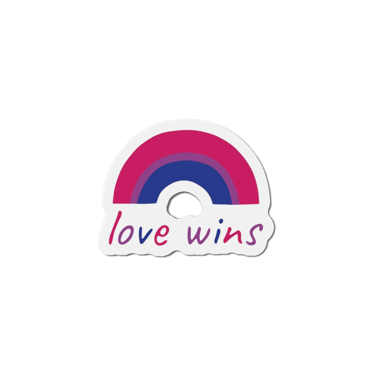 Colorful Rainbow Shape Bisexual Pride Flag Happy Pride Day Lgbtqia Community Pride Month Vector Hand Drawn Doodle Posters Stickers Logo Cards Die Cut Magnets - Image 10