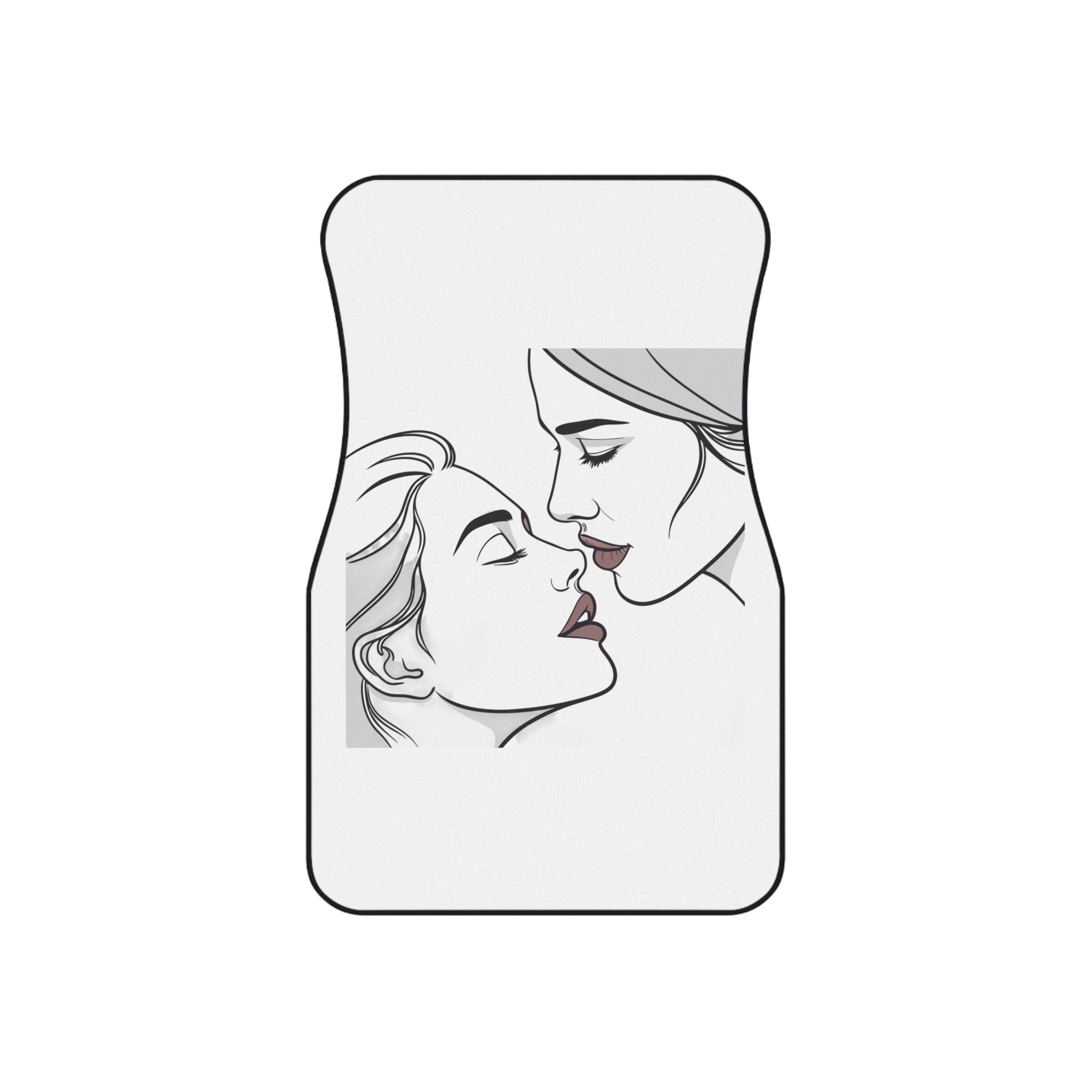 Perfect Lip Set Open Close Smooches Car Mats Set Of 4 - Image 2