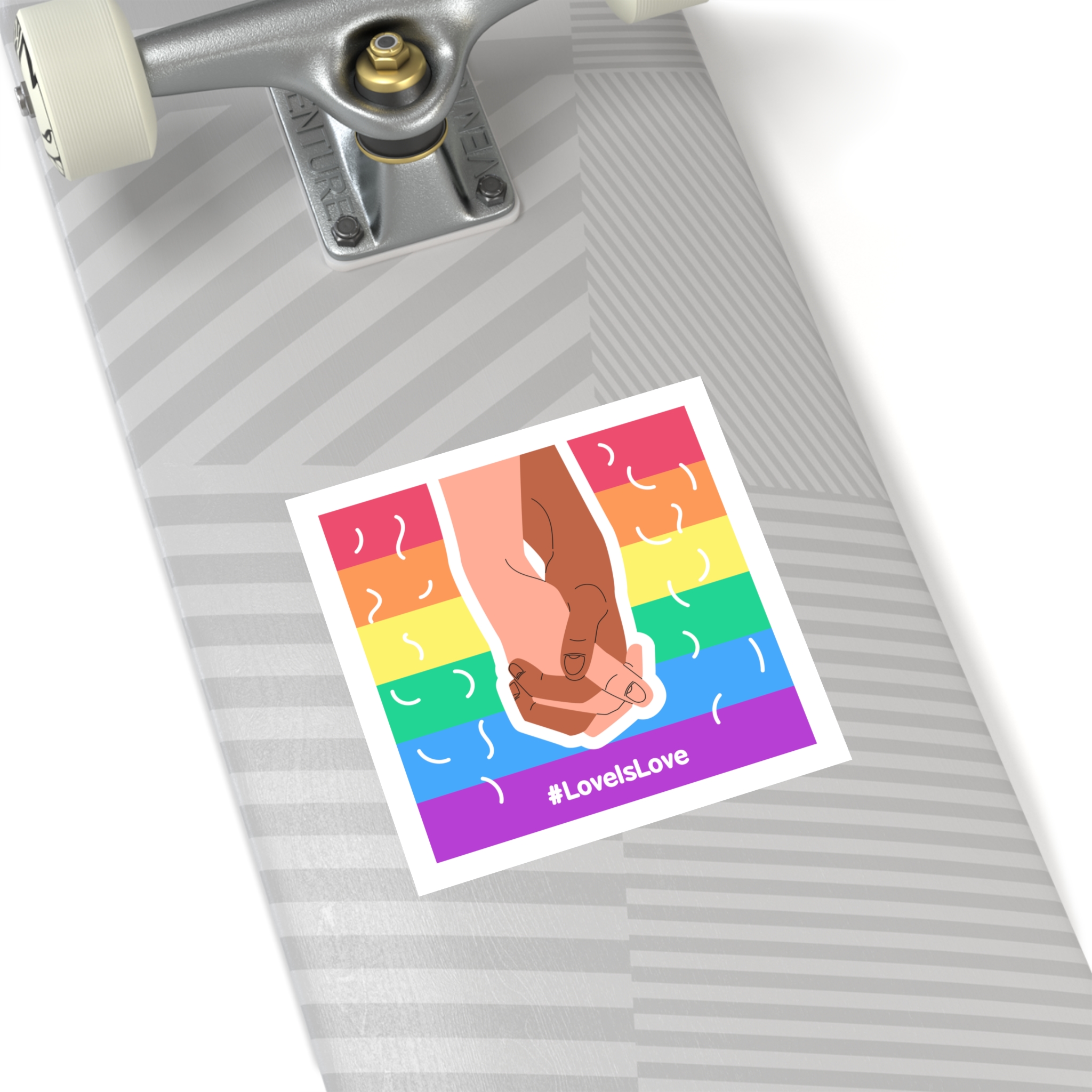 Pride Day Concept(2) Laminate Stickers Square - Image 48