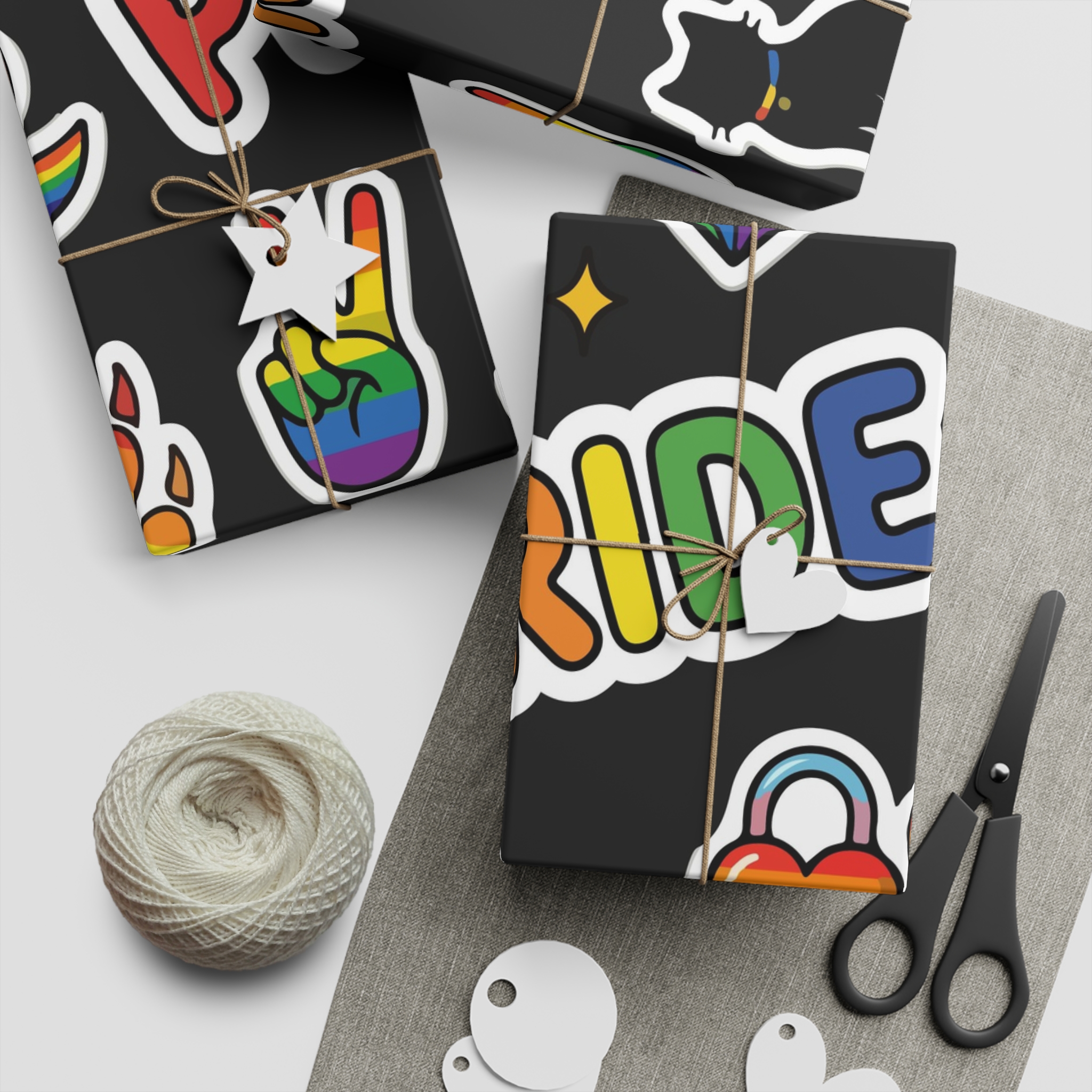 Lesbian Pride Design 33FA23 Gift Wrapping Paper Sheets 1pc - Image 5