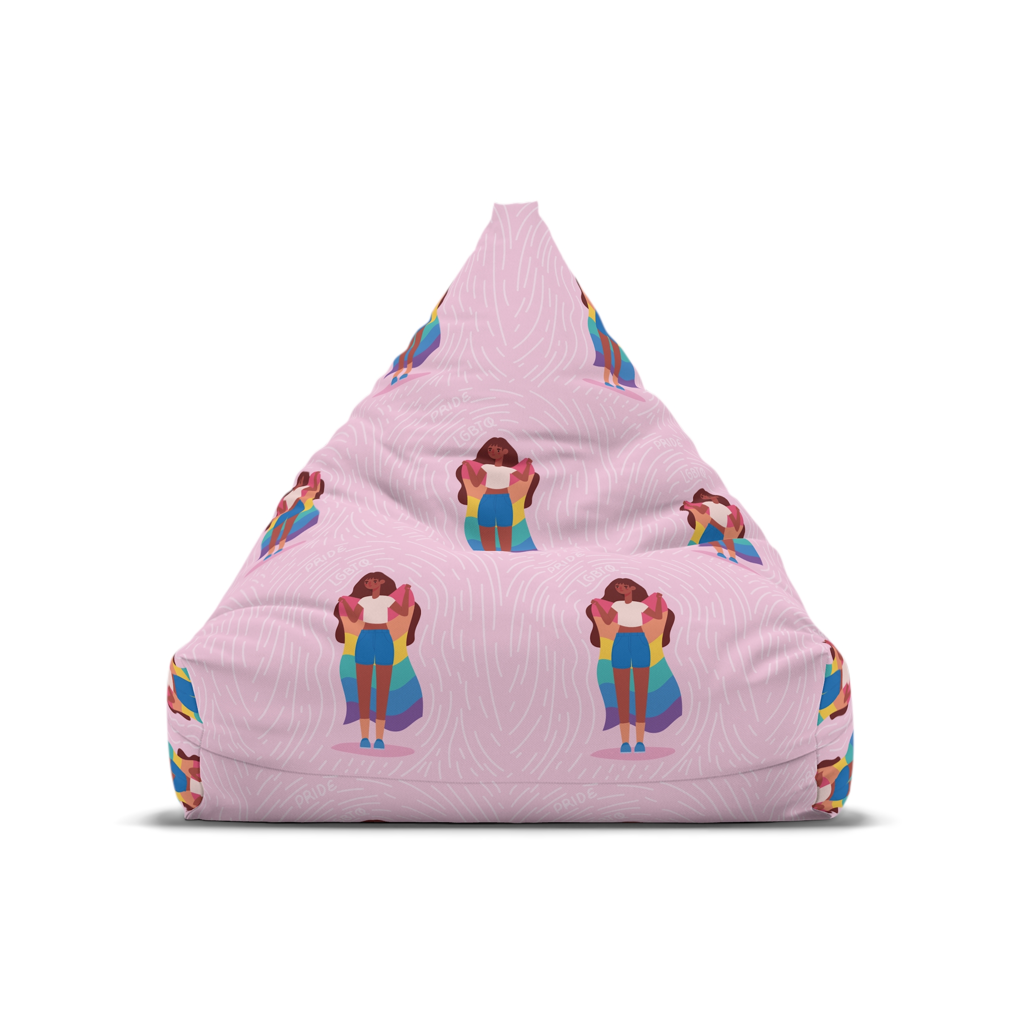 Lesbian Pride Design FE588D Bean Bag Chair Cover - Image 5