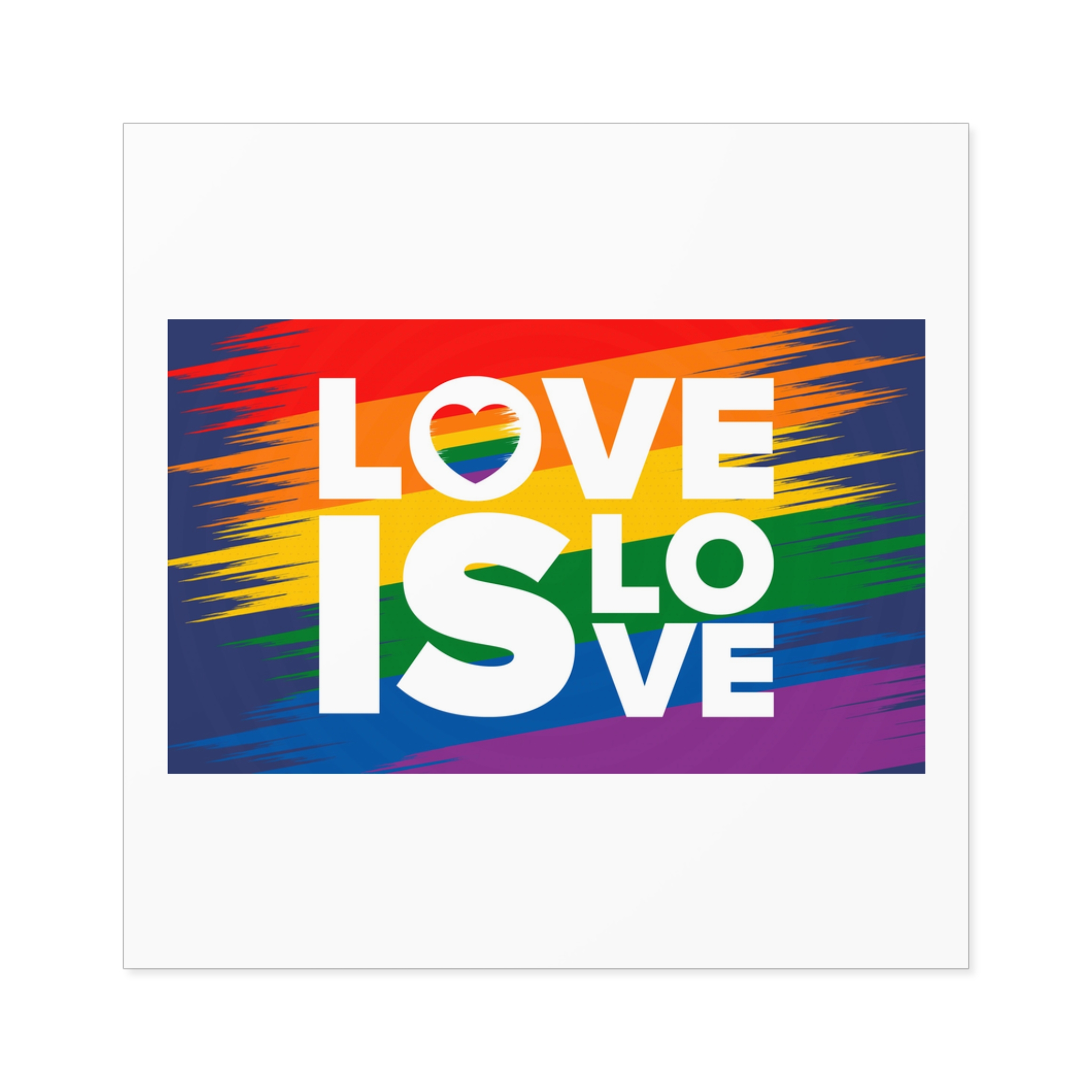 Lgbt Pride Month June Lesbian Gay Bisexual Transgender Lgbt Rainbow Flag Vector Illustration Laminate Stickers Square - Image 69
