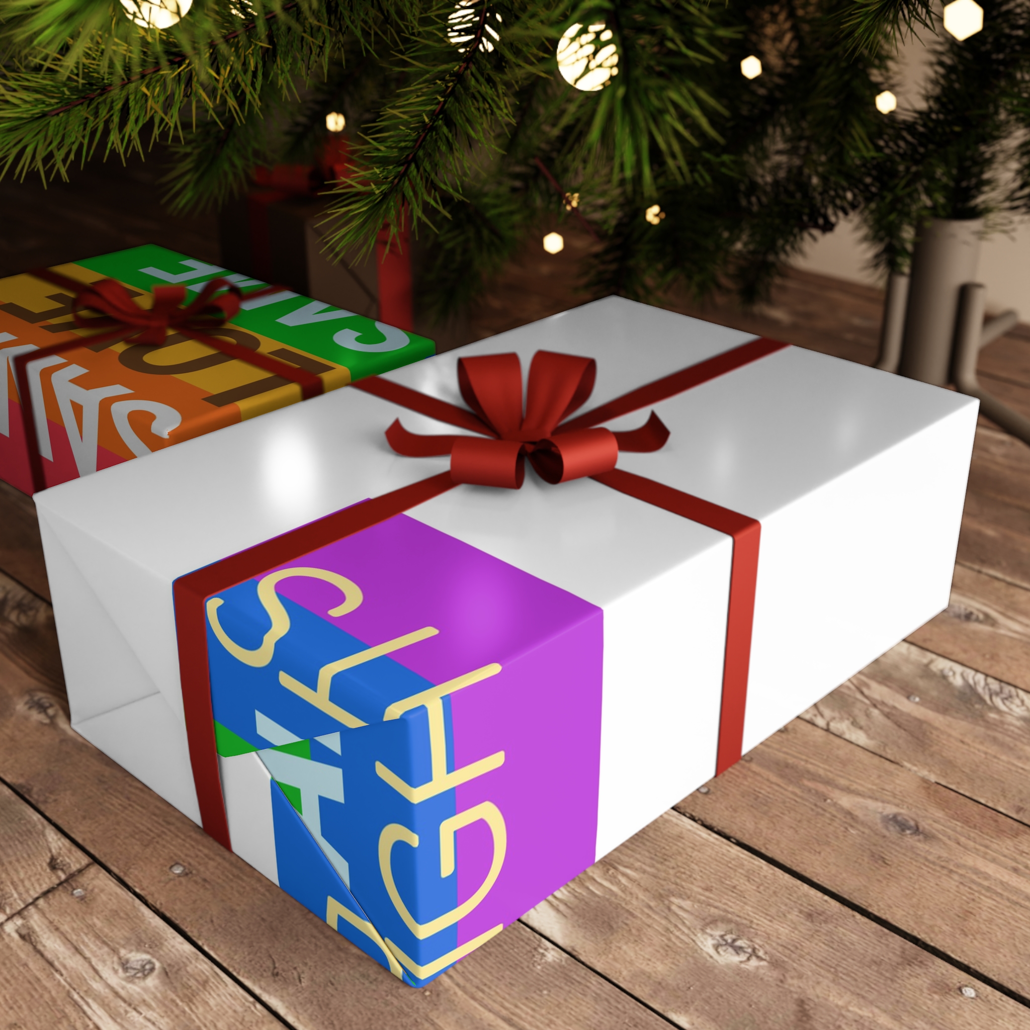 Typography T Shirt Design Collection Gift Wrapping Paper Sheets 1pc - Image 3