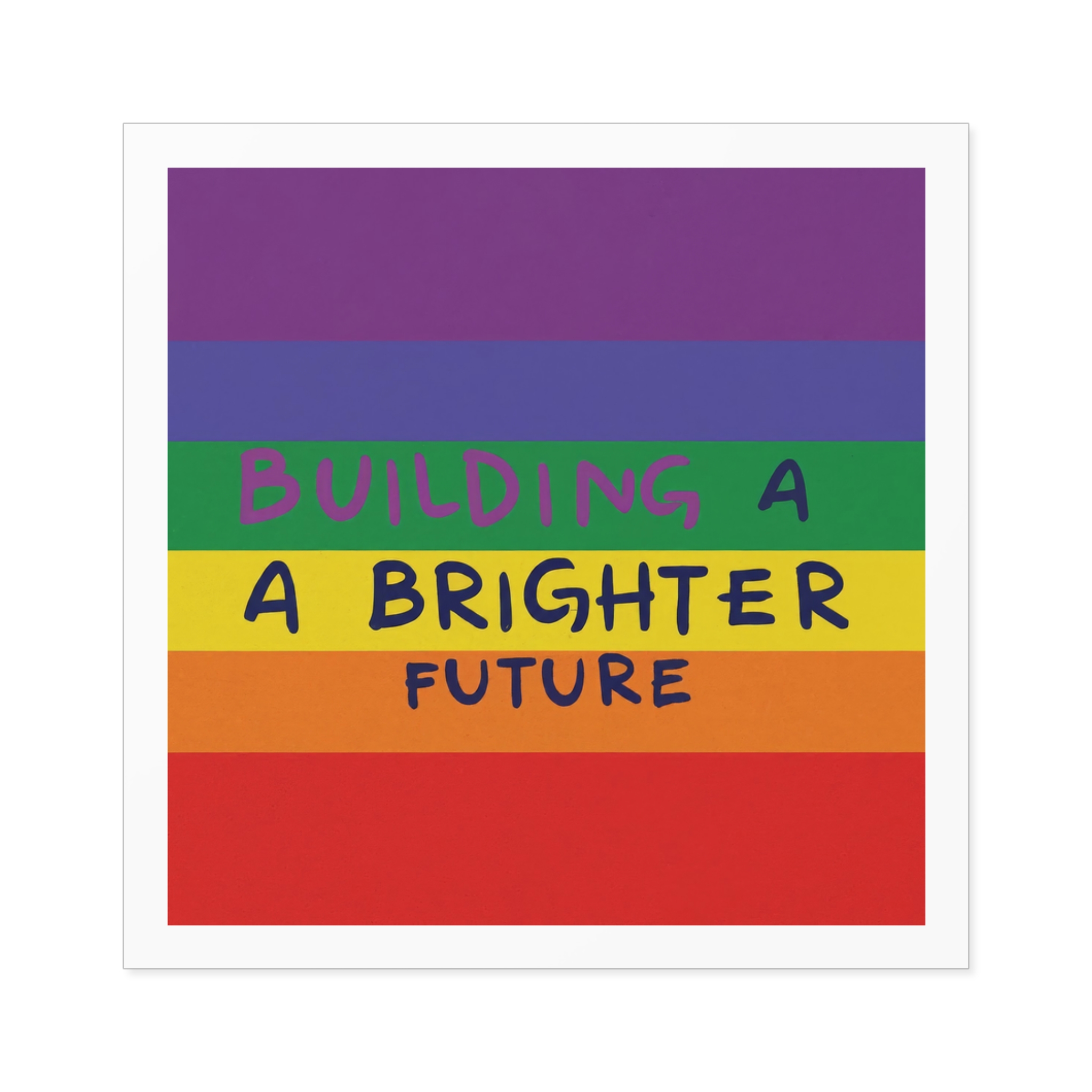 Rainbow Lgbt Flag Vector Illustration Pride Month Rainbow Lgbt Flag Vector Illustration Pri Laminate Stickers Square - Image 25