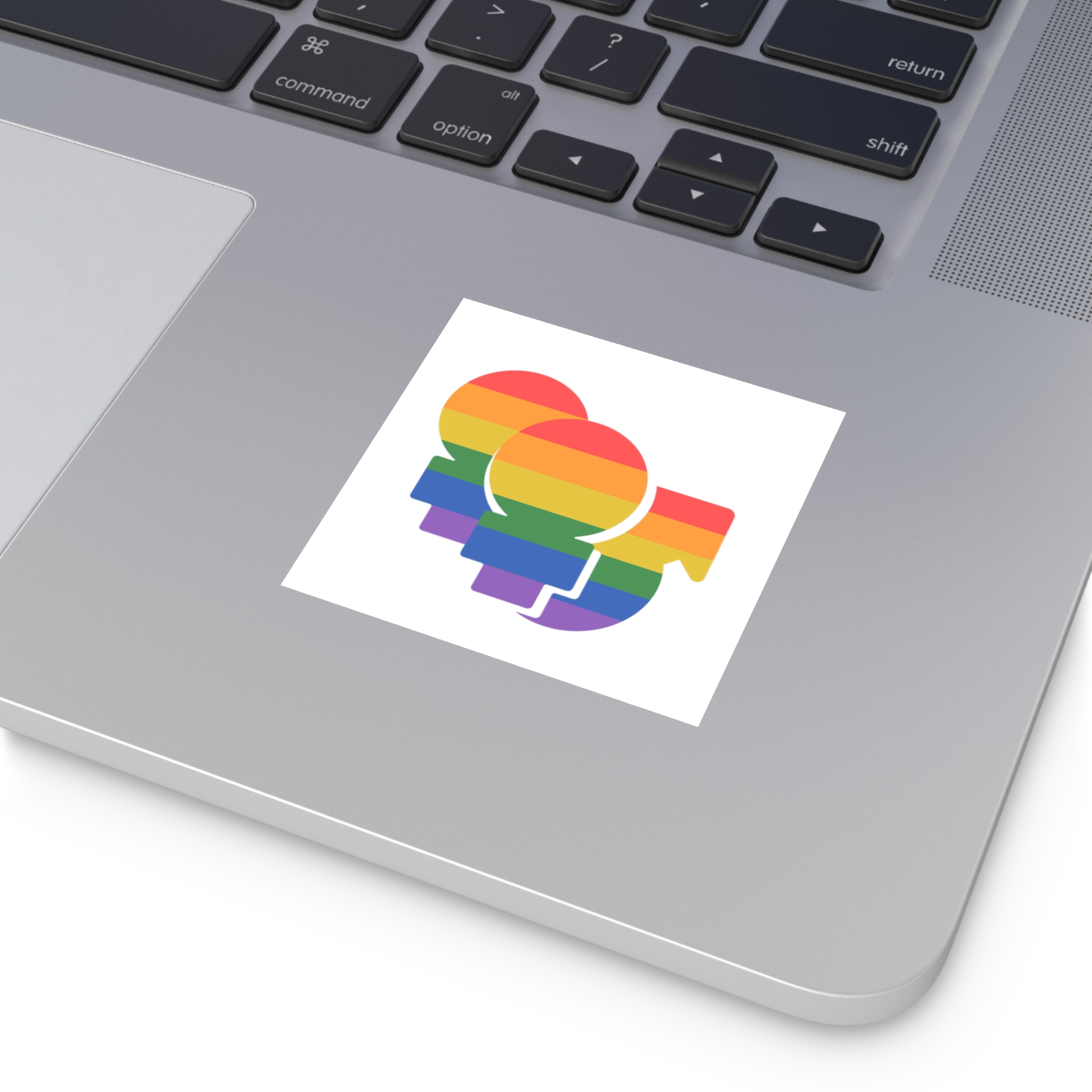 Lgbt Icon Isolated Black Background Diversity Human Right Concept Lgbt Community Vector Flat Illustration Poster Card Banner Laminate Stickers Square - Image 11