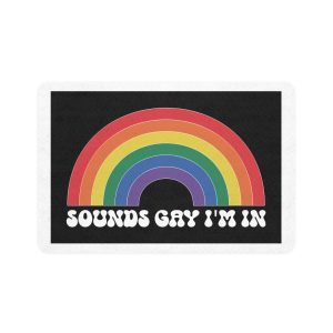Pride Lgbtq Gay Typography Vector Tshirt Design(7) Pet Food Mat 12x18