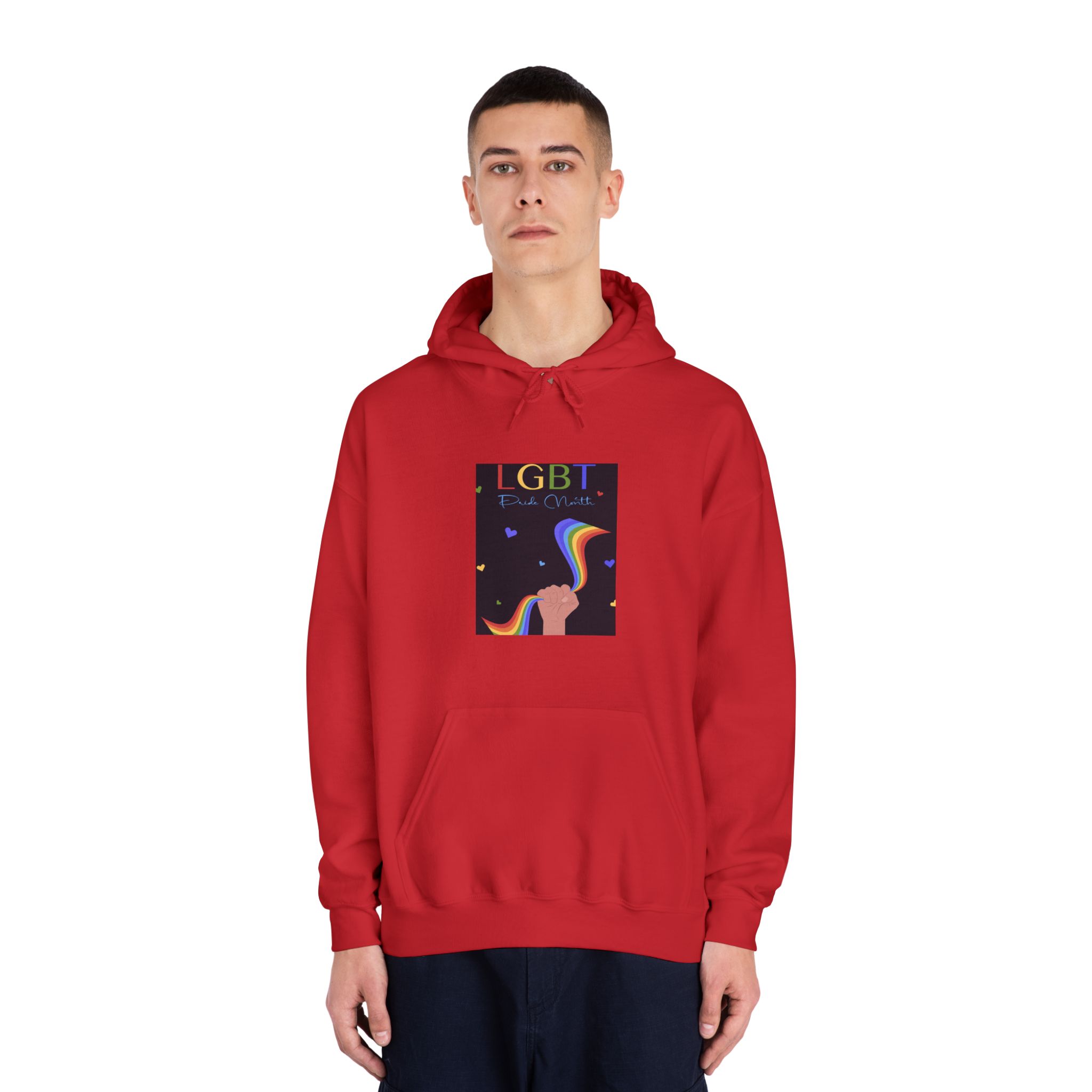 Poster Lgbt Pride Month Unisex Dryblend Hooded Sweatshirt - Image 35