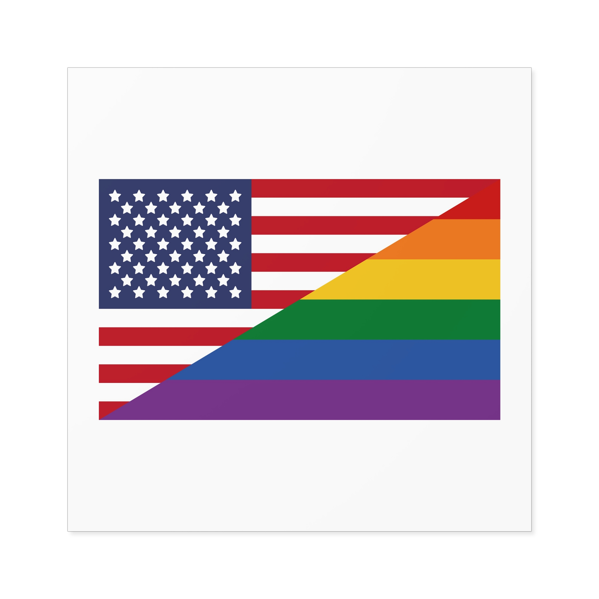 Lgbt Pride Month June Lesbian Gay Bisexual Transgender Lgbtq Flag Rainbow Vector(2) (1) Laminate Stickers Square - Image 77