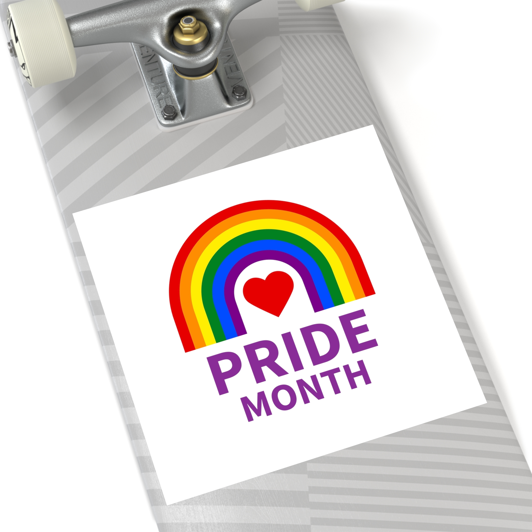 Pride Month Logo Template Design Laminate Stickers Square - Image 60