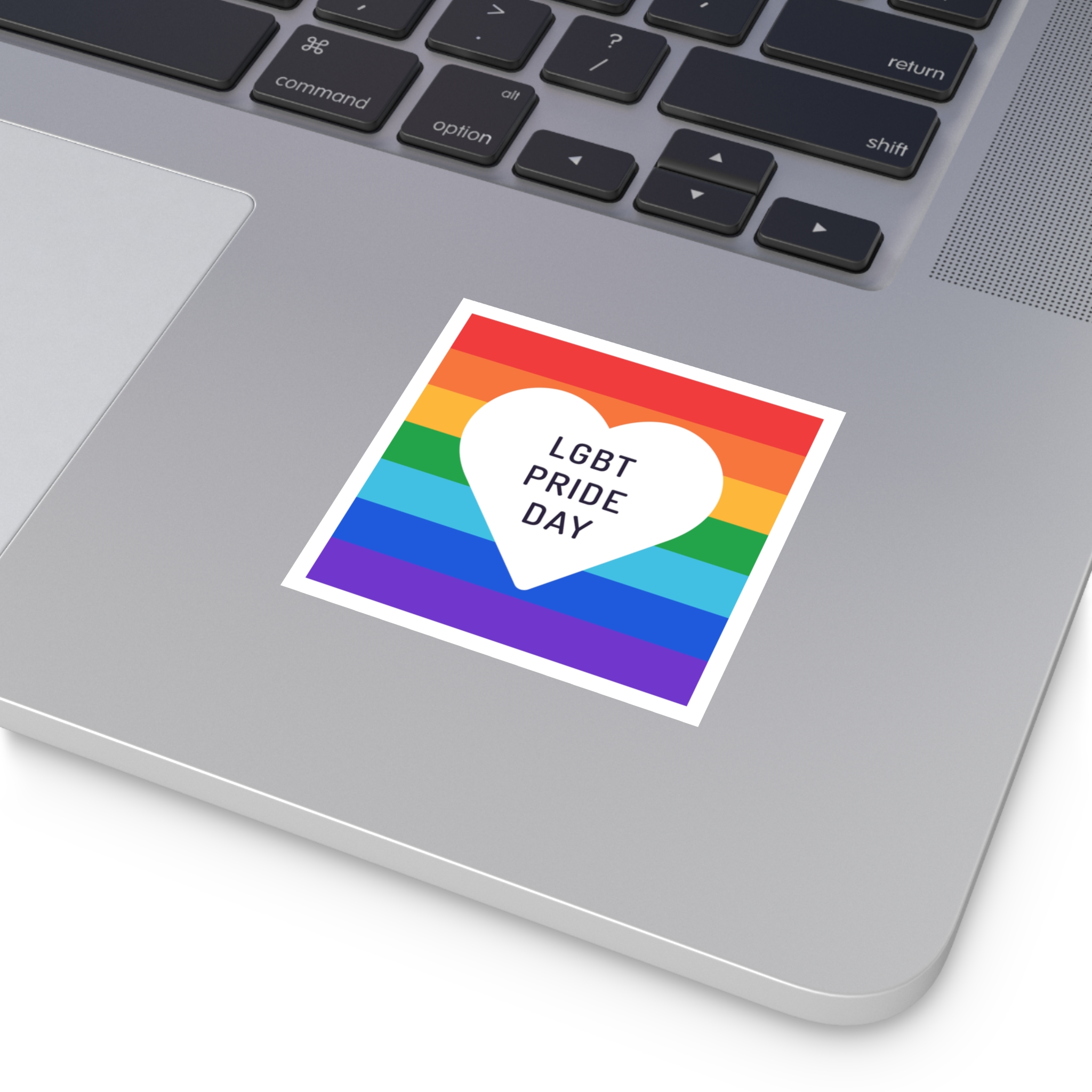 Pride Day 1 Laminate Stickers Square - Image 67
