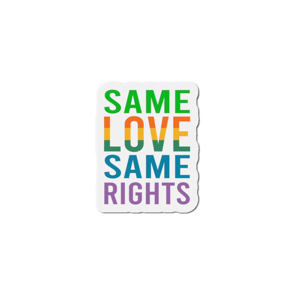 Typography T Shirt Design Collection Die Cut Magnets - Image 13