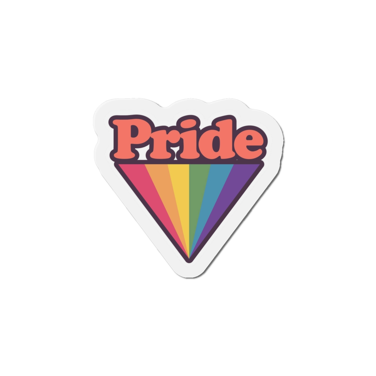 Pride With Rainbow (1) Die Cut Magnets - Image 7